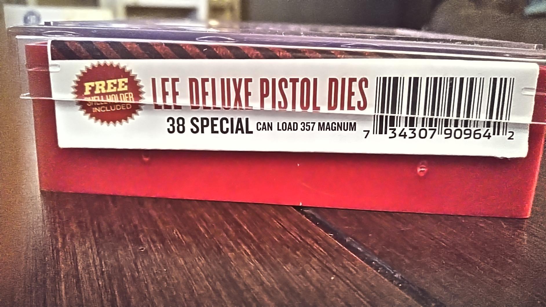 Lee Precision 90964 Deluxe 4 Die Carbide Set, .38 Special, Silver customer photo 2
