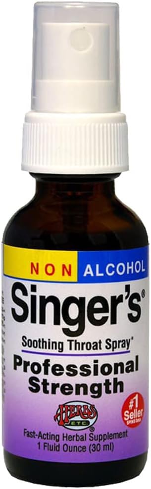 Herbs Etc. Singer's Saving Grace Professional Strength Spray - Plant-Based Soothing Throat Spray for Voice Care customer photo 1