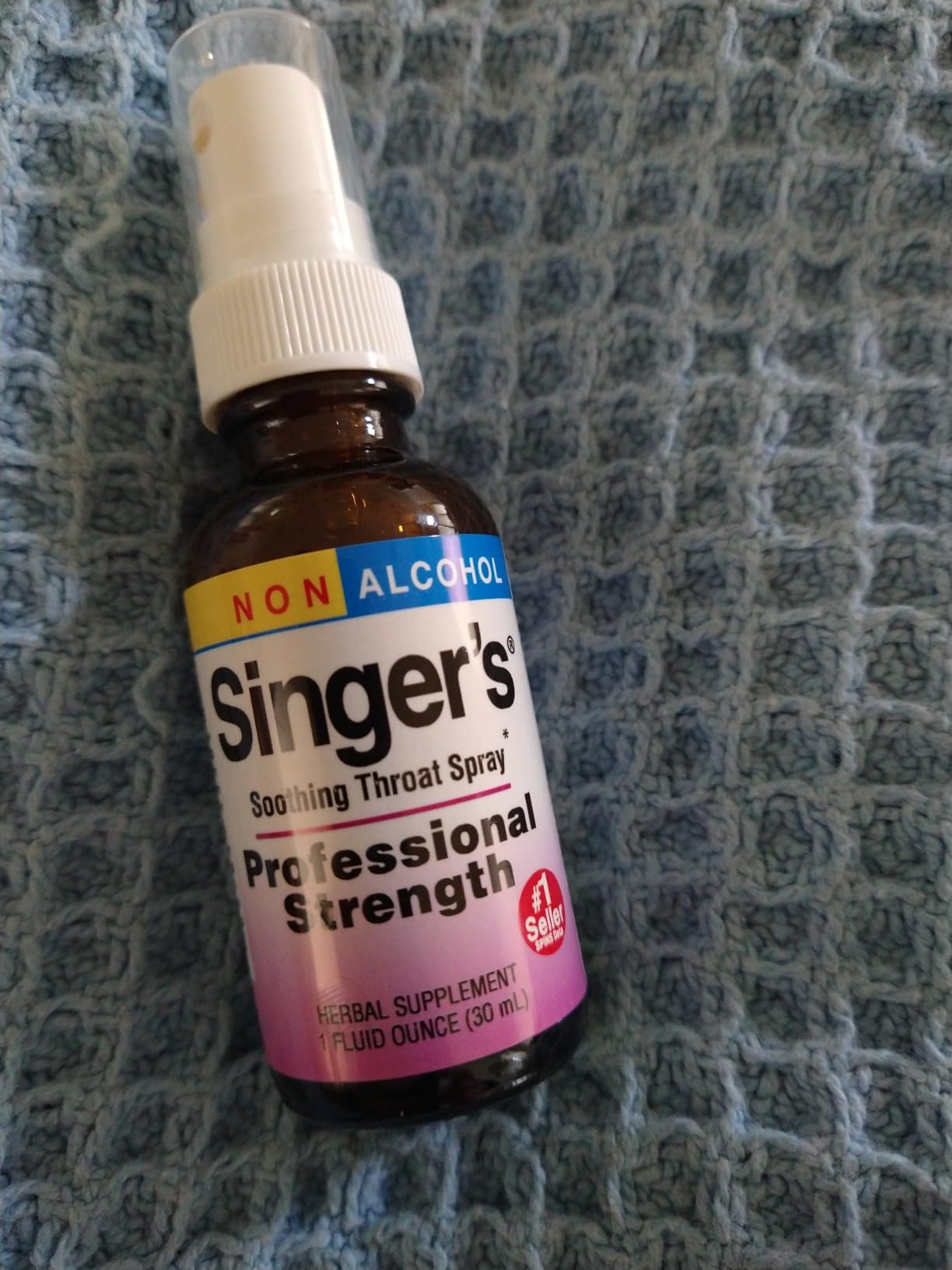 Herbs Etc. Singer's Saving Grace Professional Strength Spray - Plant-Based Soothing Throat Spray for Voice Care customer photo 2