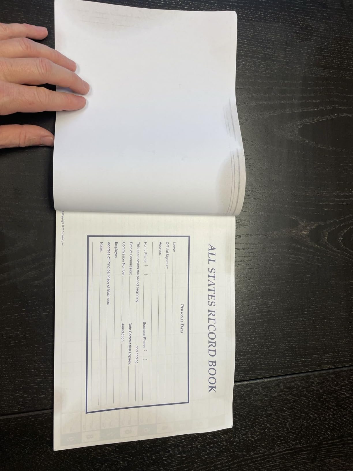 Premium Notary Journal, Softcover, 140 Pages with 600 Entries, All States (NJ) customer photo 2