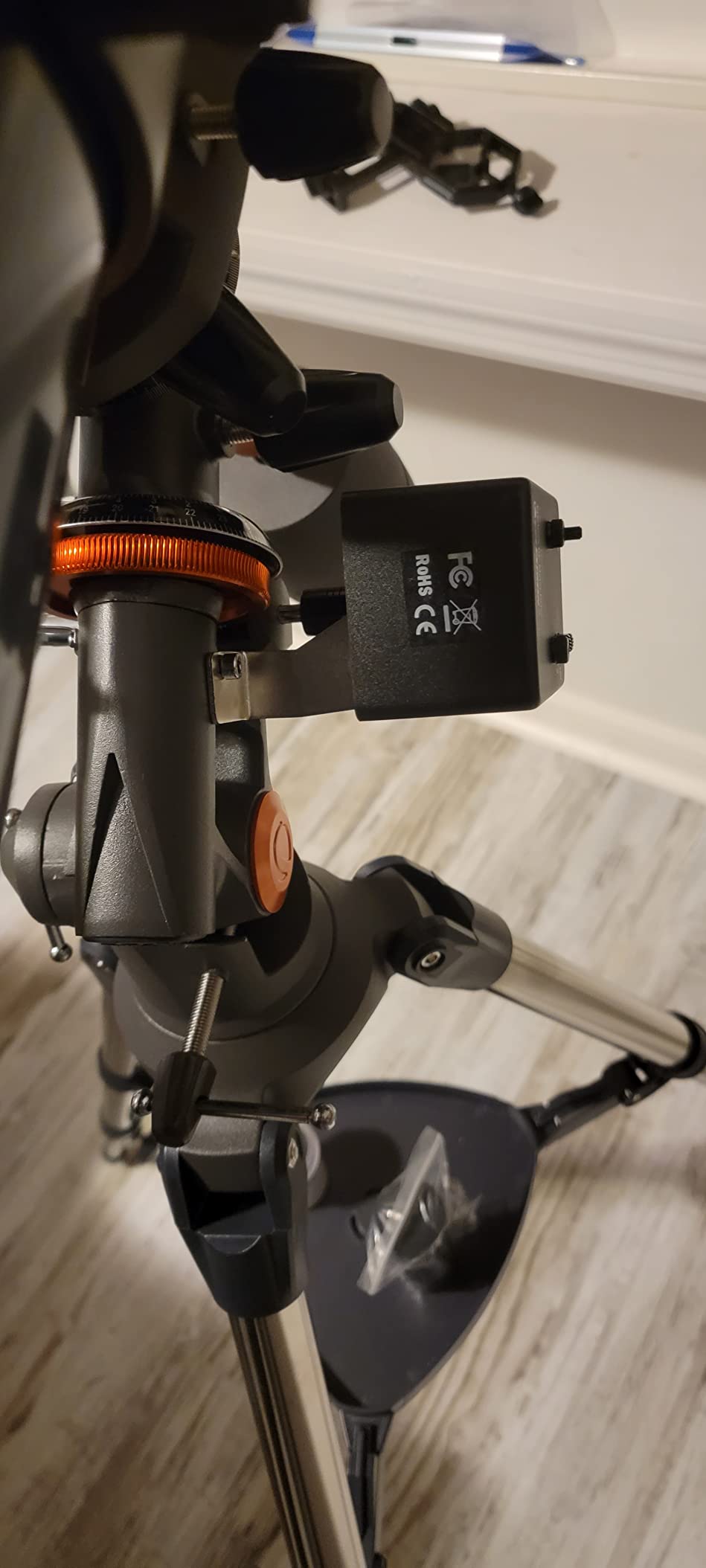 Celestron - AstroMaster 130EQ-MD Newtonian Reflector Telescope for Beginners - Aluminized Mirror - Motor Drive to Track Stars - Adjustable Tripod - Includes Eyepieces Plus Astronomy Software Package customer photo 1