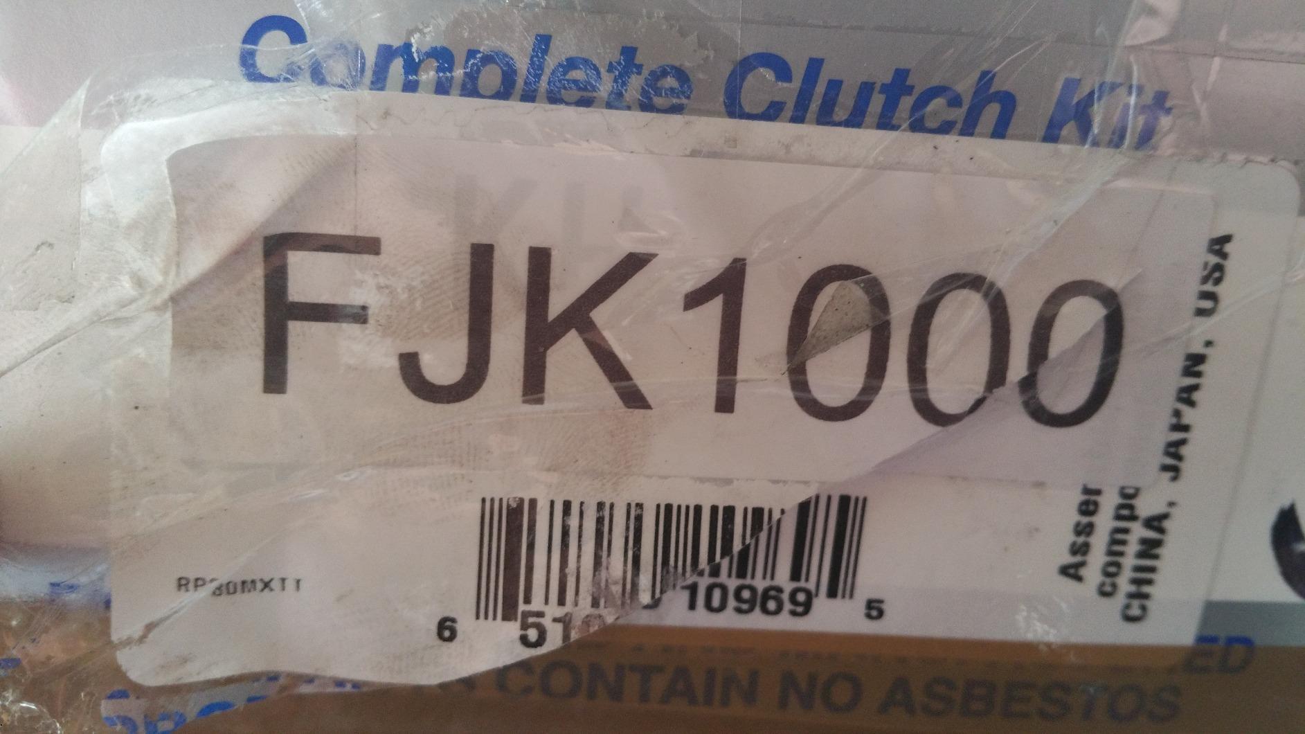 Exedy Clutch Kit - FJK1000 customer photo 1