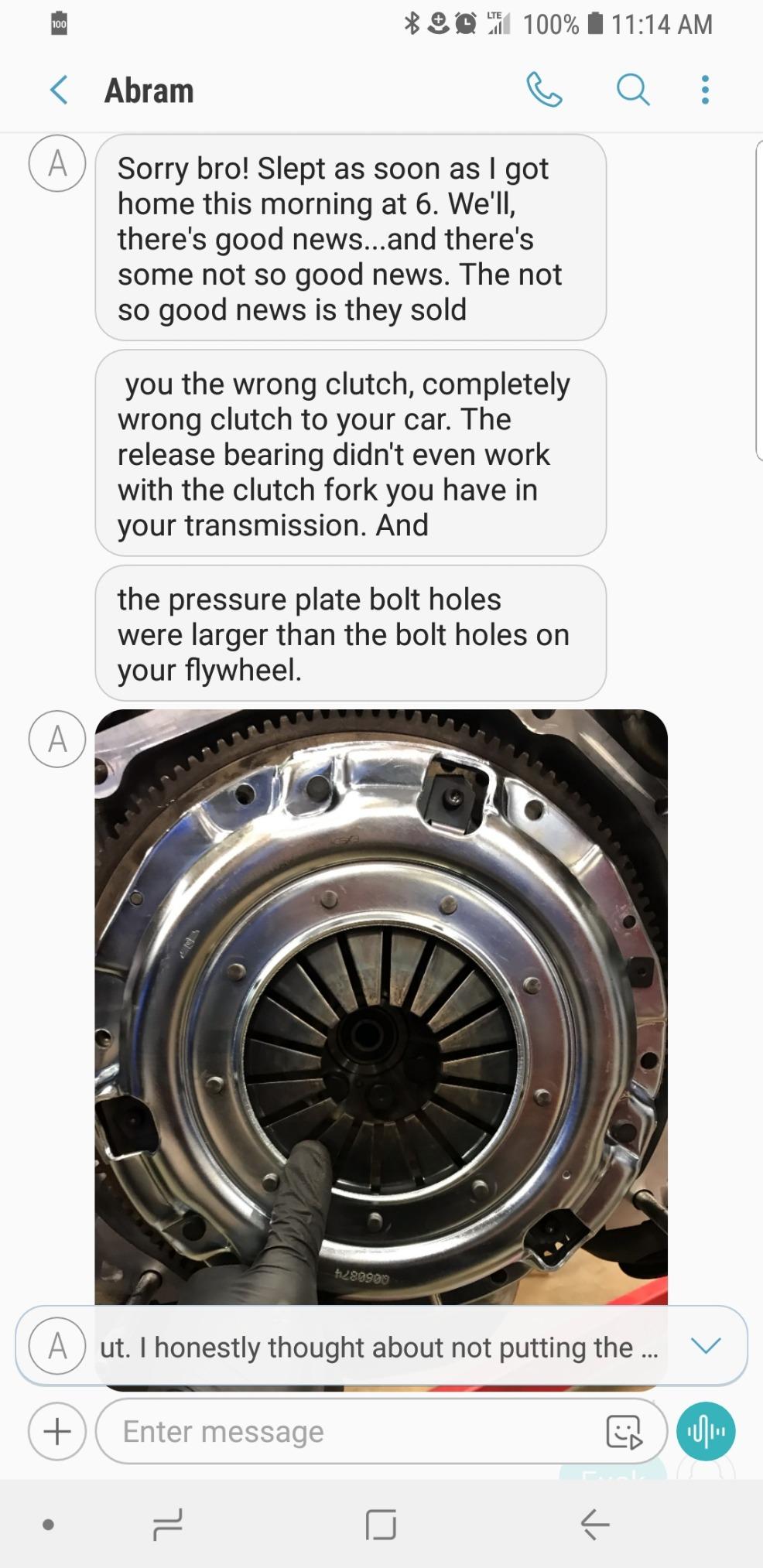 EXEDY 15801 Racing Clutch Kit customer photo 2