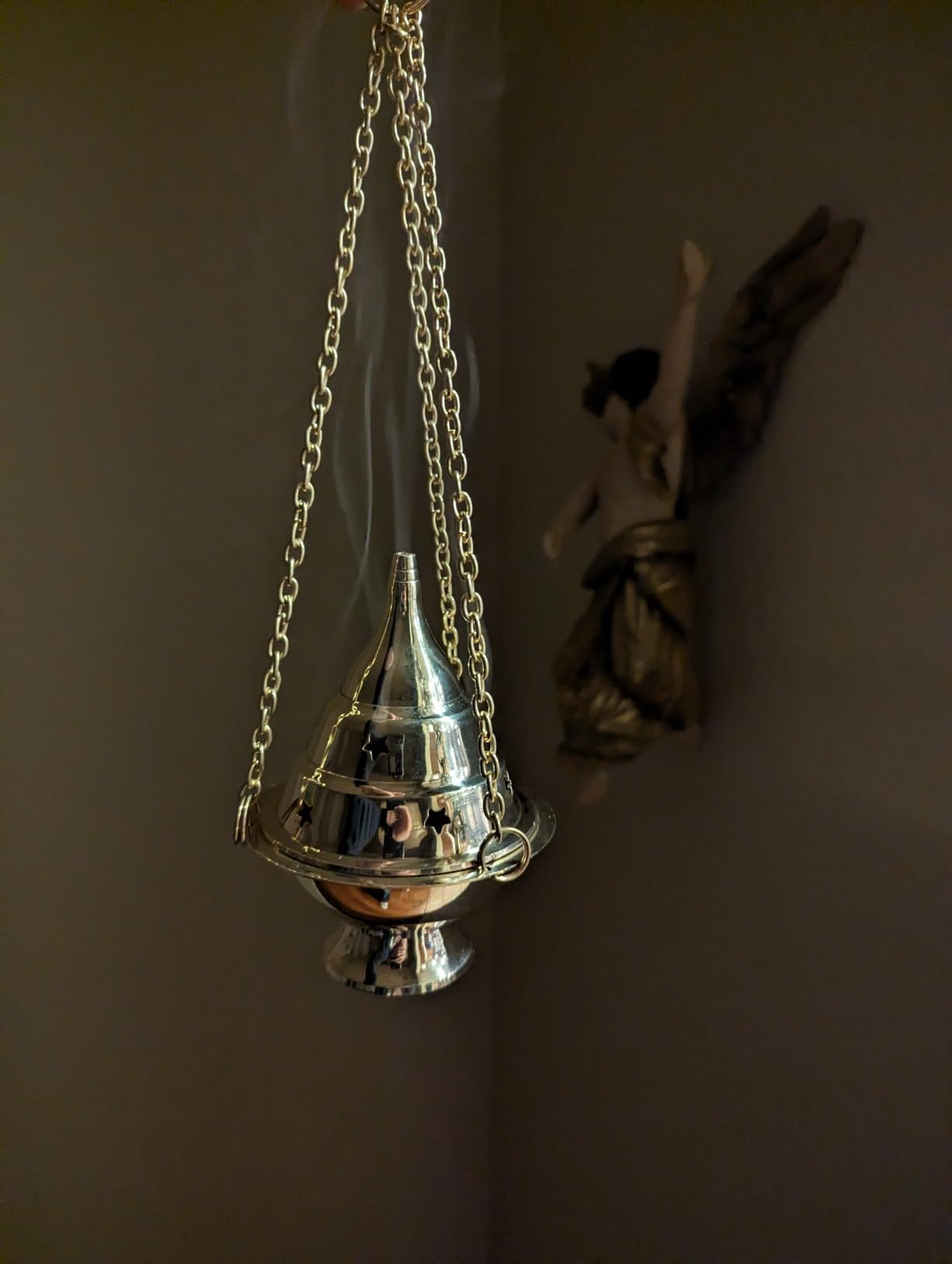 Hanging Censer/Charcoal Incense Burner, 4.5