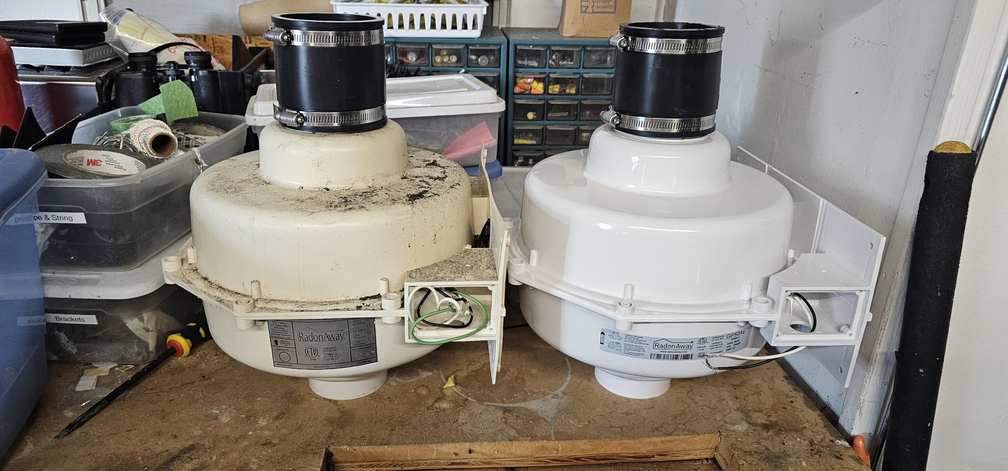 RadonAway 23005-1 GP501 Radon Mitigation Fan, 3