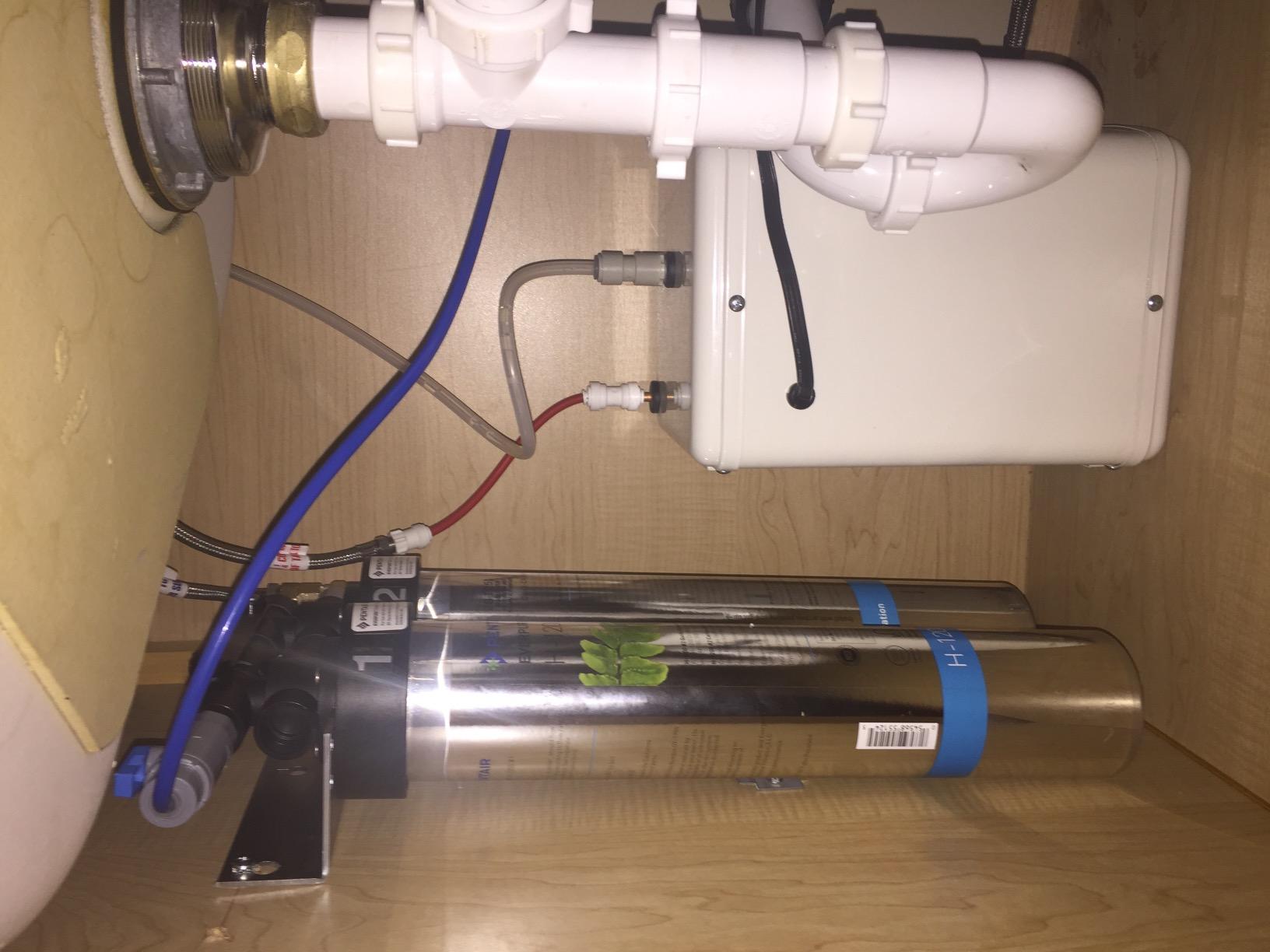 Pentair Everpure H-1200 Drinking Water System, EV928200, NSF Certified to Reduce Lead & PFOA/PFOS, Dual Cartridge System with Filter Head, Cartridges and Hardware, 1,000 Gallon Capacity, 0.5 Micron customer photo 2