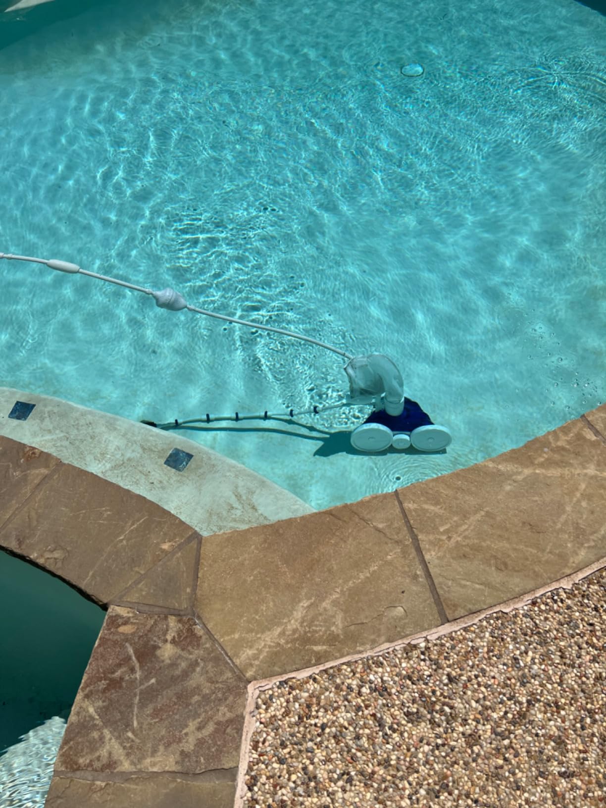 Polaris Vac-Sweep 280 Pressure-Side In-ground Pool Cleaner, Double Venturi Jet Powered, 31ft of Hose with an All Purpose Debris Bag customer photo 2