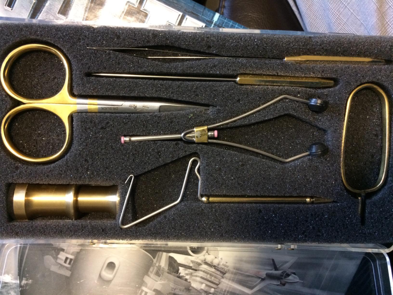 Dr Slick Fly Tying Tools Gift Set with Fly Box Combo. customer photo 1