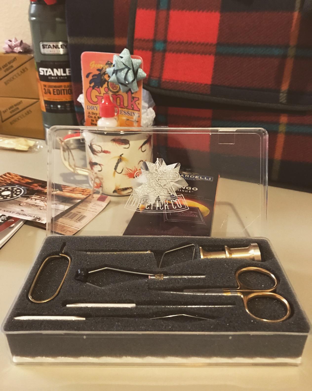 Dr Slick Fly Tying Tools Gift Set with Fly Box Combo. customer photo 2