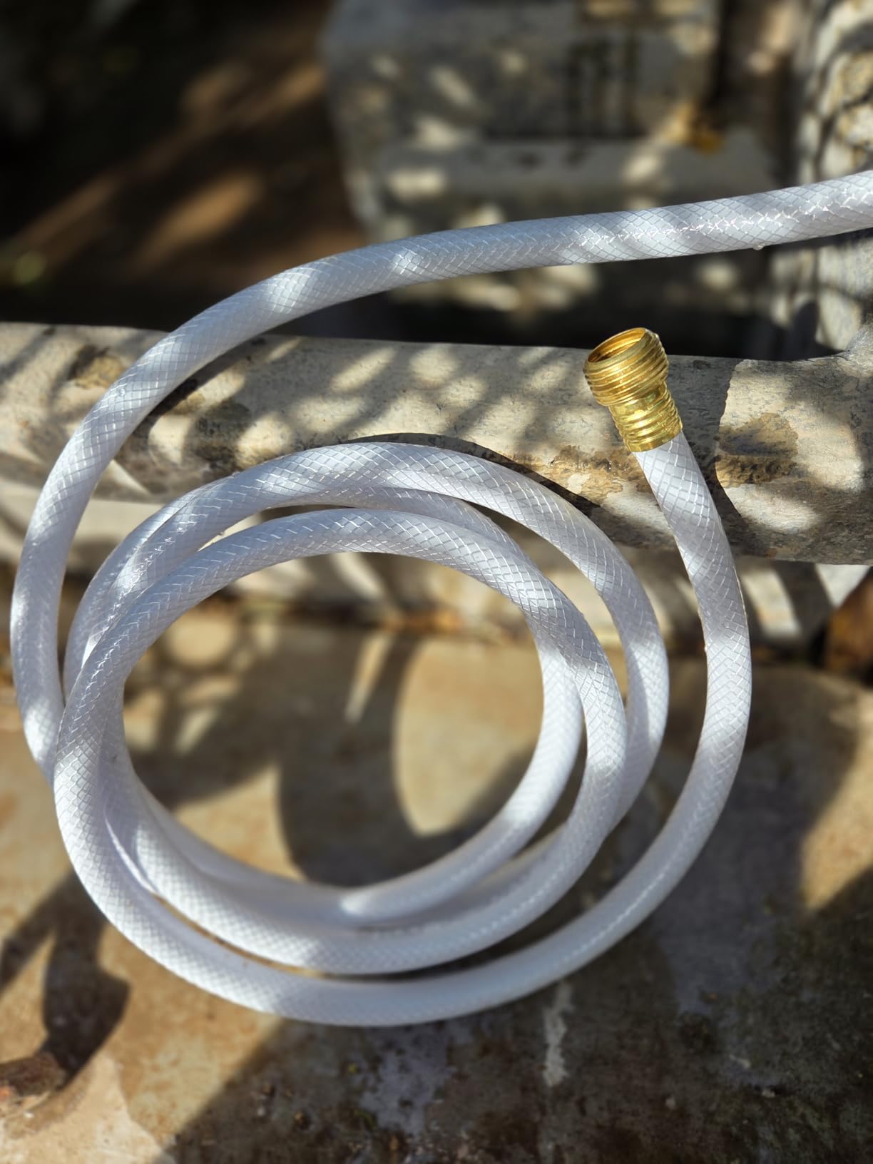 Camco TastePURE 50-Ft RV Drinking Water Hose - Contains No Lead, No BPA & No Phthalate - Features Diamond-Hatch Reinforced PVC Design - 5/8