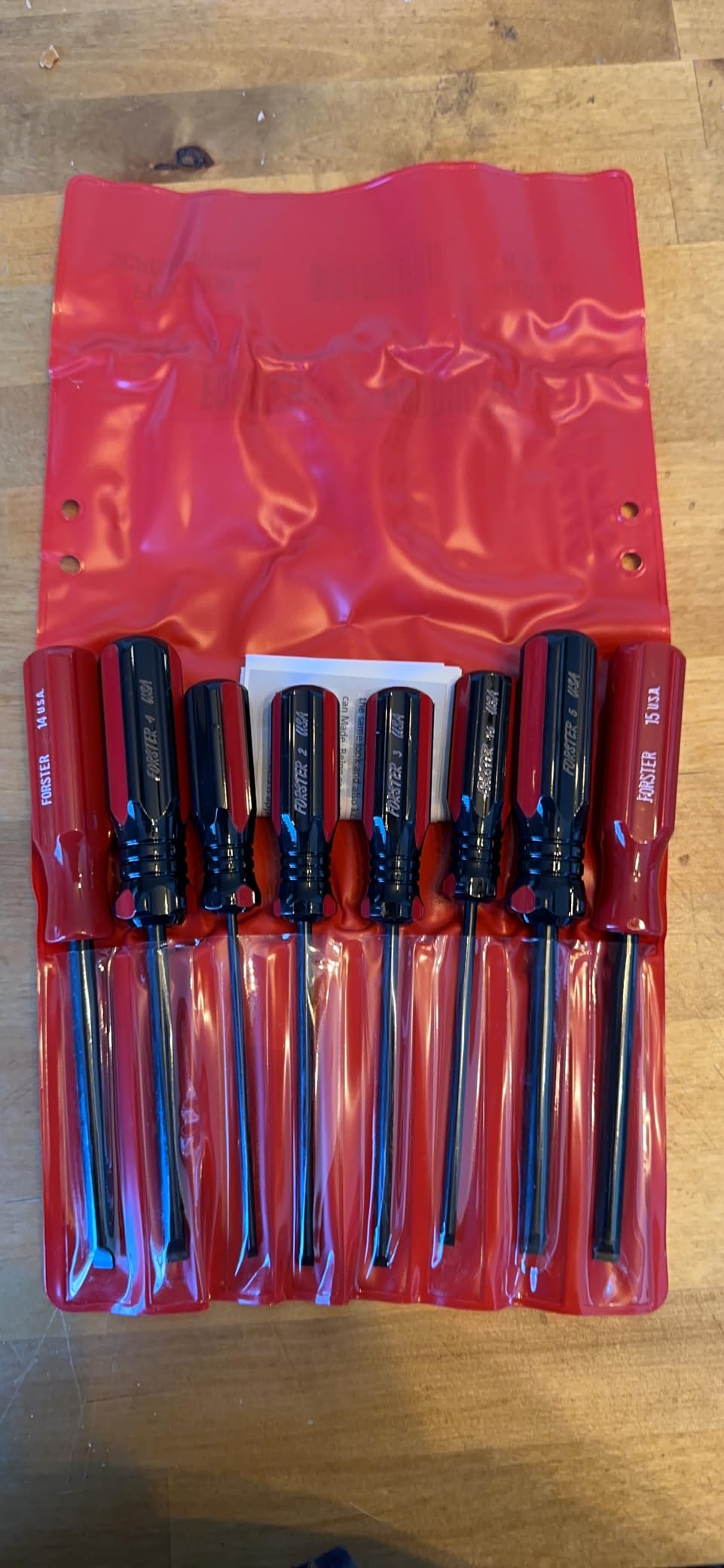 Forster Products 8-Piece Gunsmith Screwdriver Set, Hollow Ground Tips with Square Faces, Single Piece Construction, with a Durable Storage Pouch customer photo 1