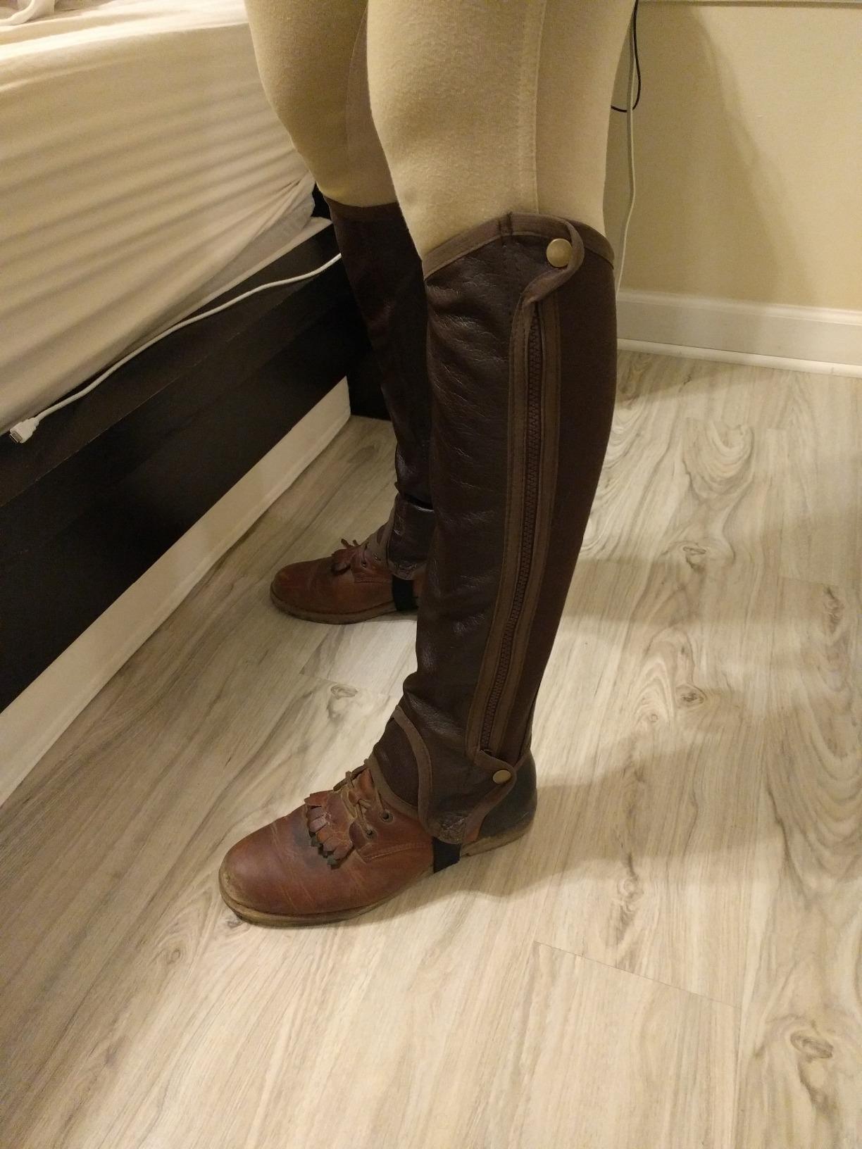 TuffRider Adult Grippy Grain Half Chaps customer photo 1