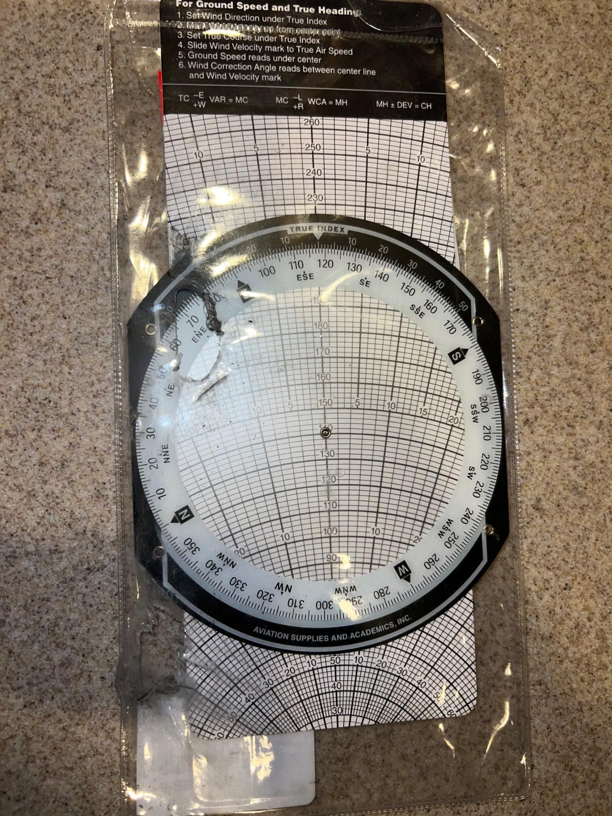 ASA E6B Paper Flight Computer customer photo 1