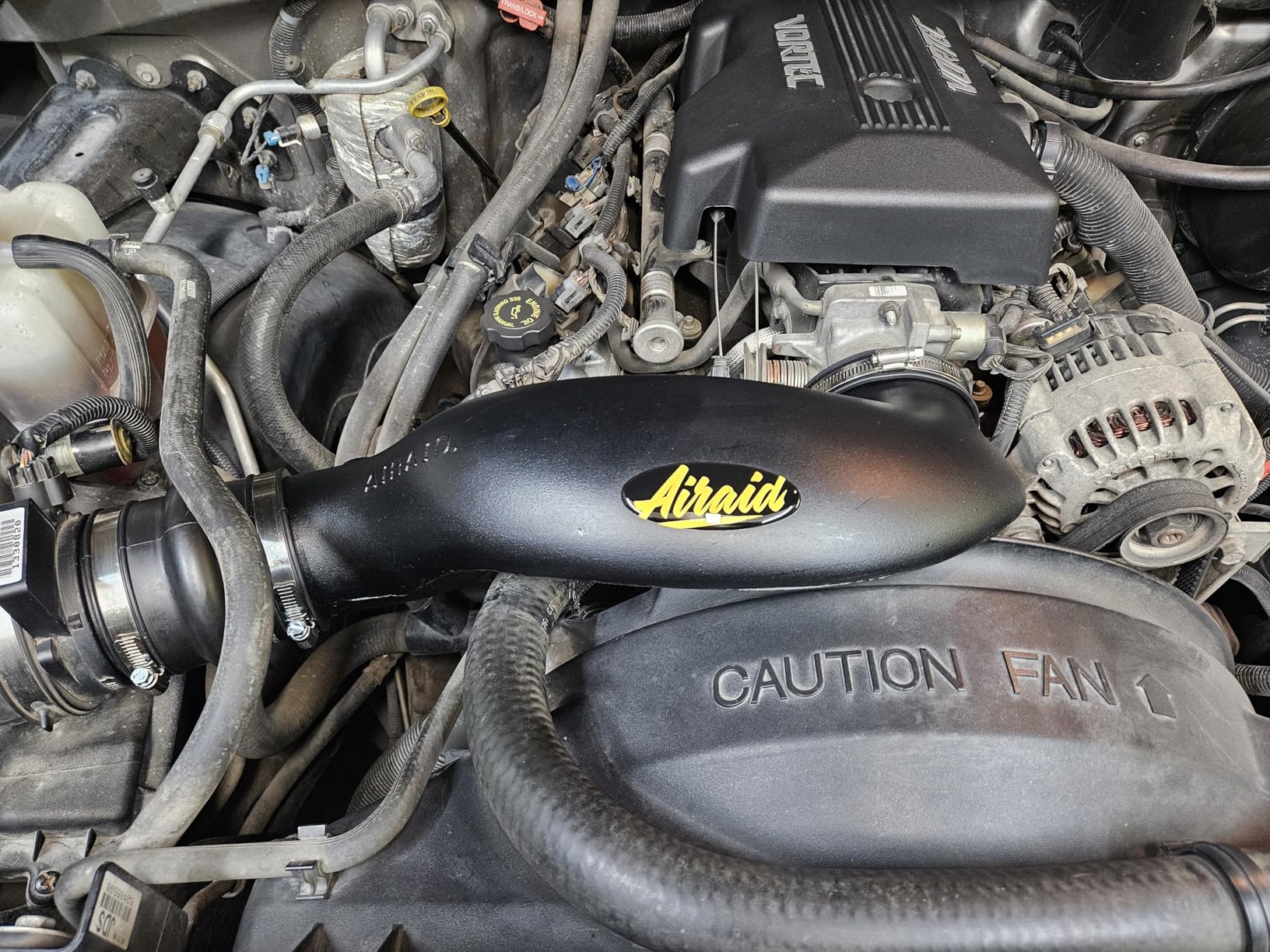 AIRAID Cold Air Intake by K&N: Increase Horsepower, Dry Synthetic Filter: Compatible with 1999-2007 CHEVROLET/GMC/CADILLAC (Escalade, Avalanche, Silverado, Suburban, Tahoe, Sierra, Yukon) AIR-201-712 customer photo 1
