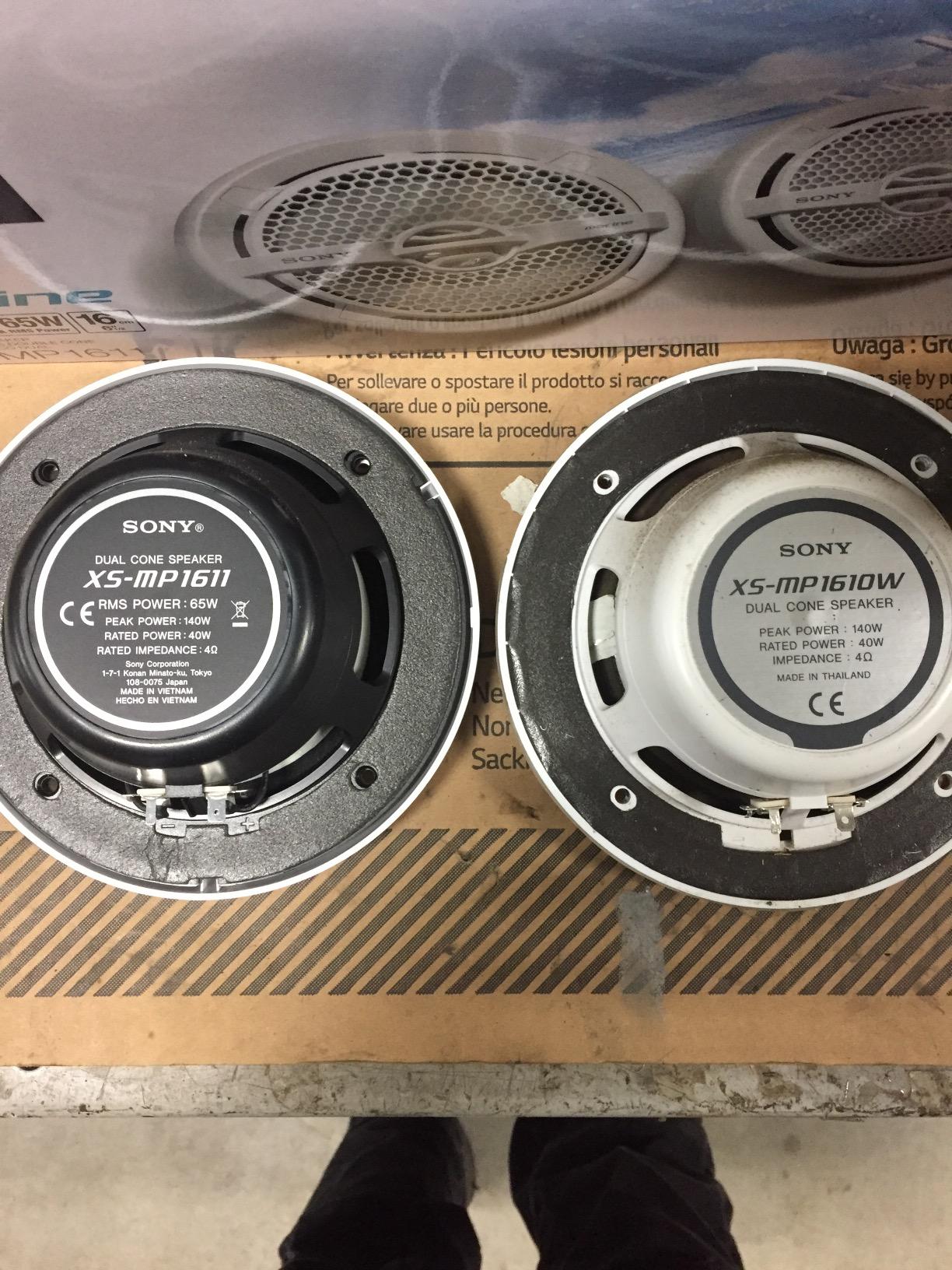 Sony Marine Audio Speakers Stereo Marine Use Certified with 6.5 Inch Dual Cone Design, White customer photo 1