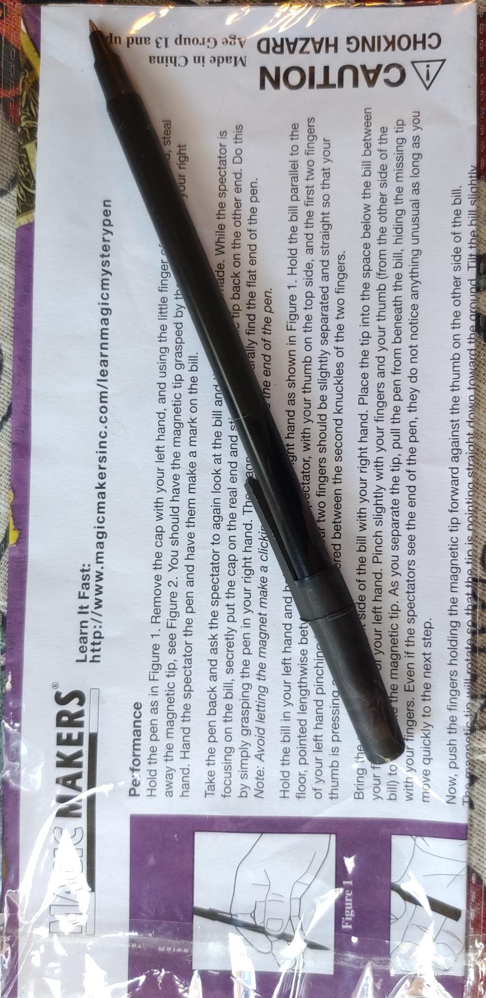 Magic Makers Mystery Trick Pen Through Dollar Effect Prop customer photo 1