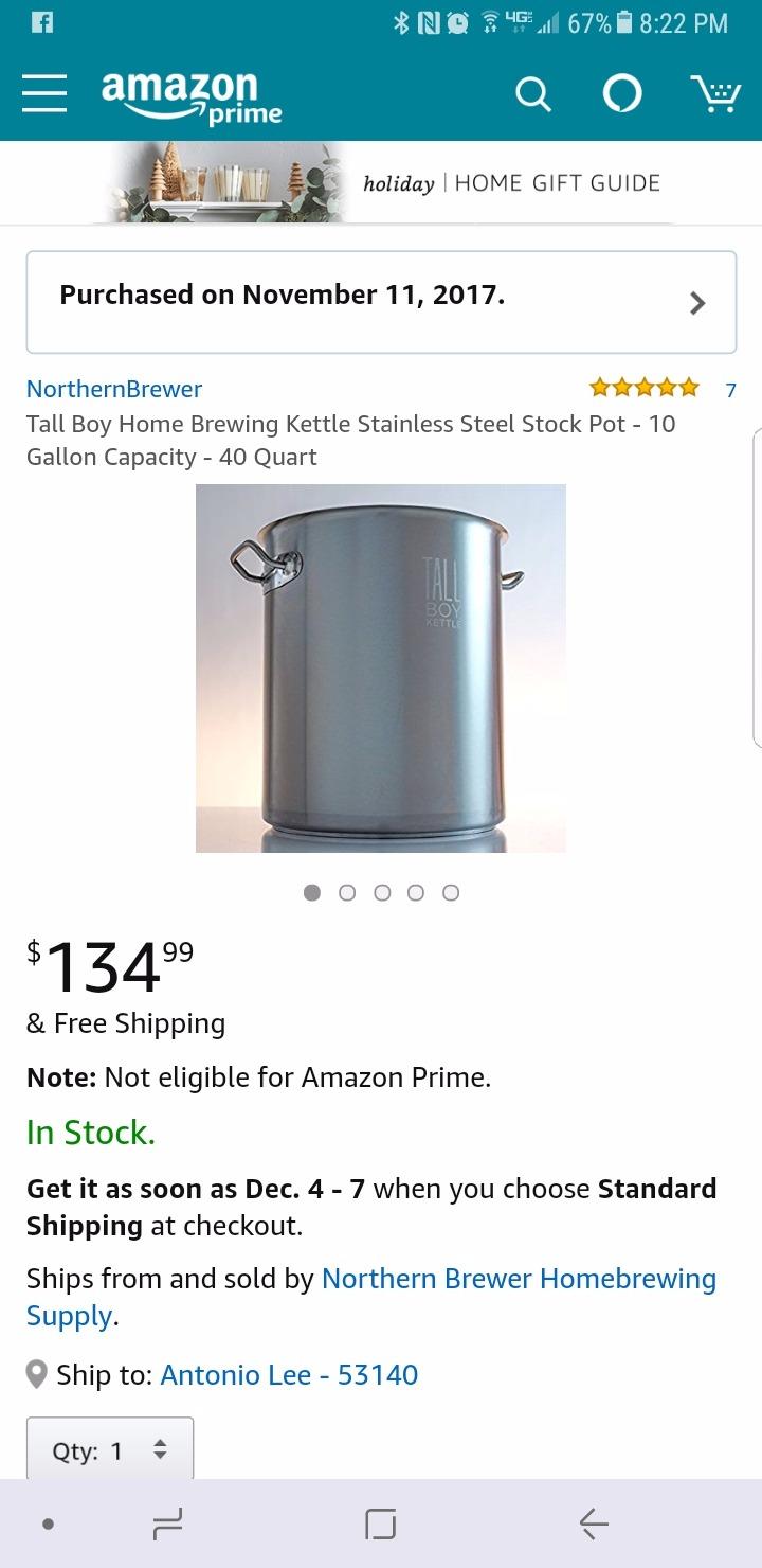 Bayou Classic 1140 Stainless 10-Gallon Steam Boil Stockpot with Spigot Basket and Vented Lid customer photo 1