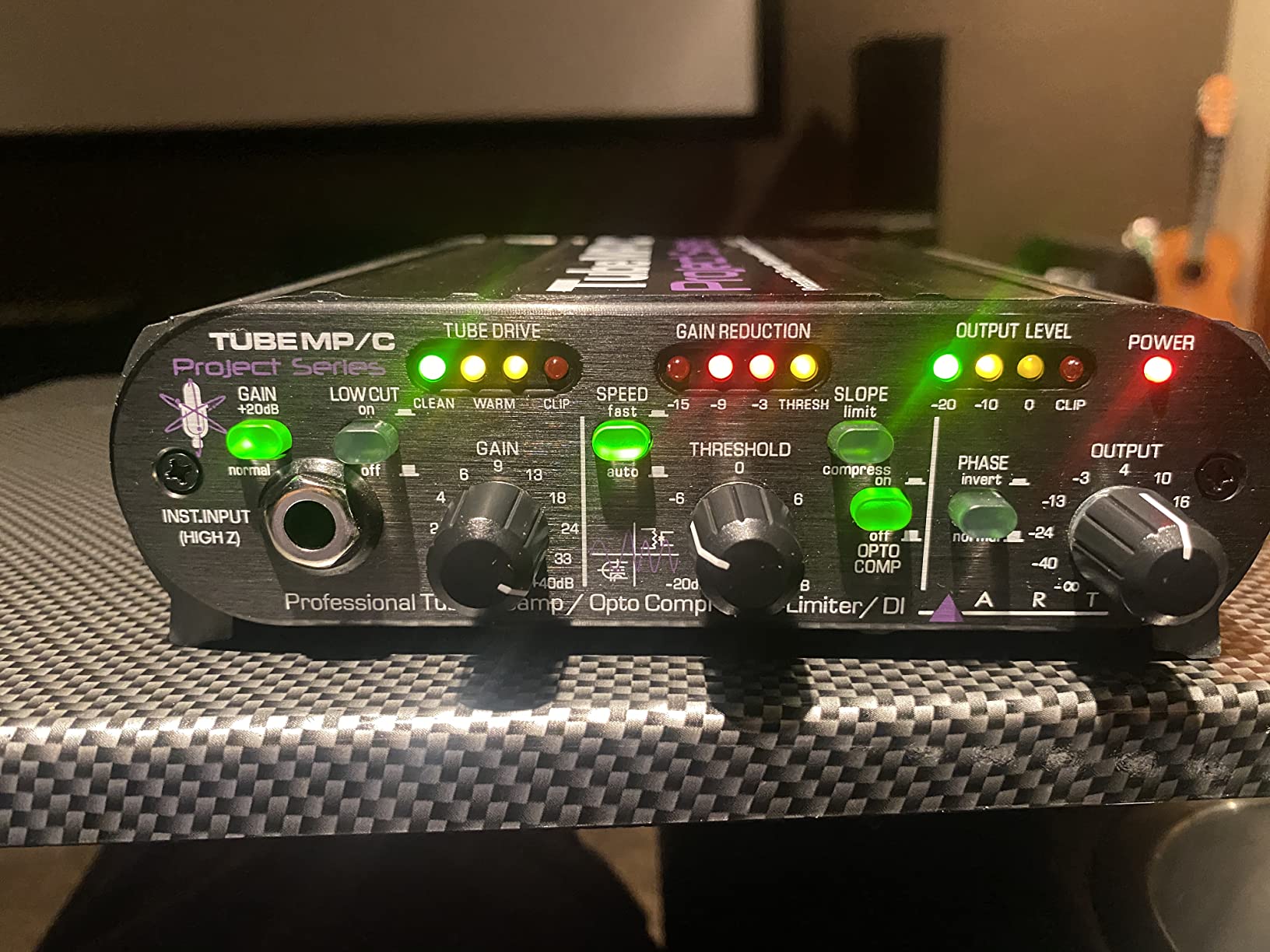 ART TubeMP Project Series with USB Professional Microphone and Instrument Tube Preamplifier customer photo 2