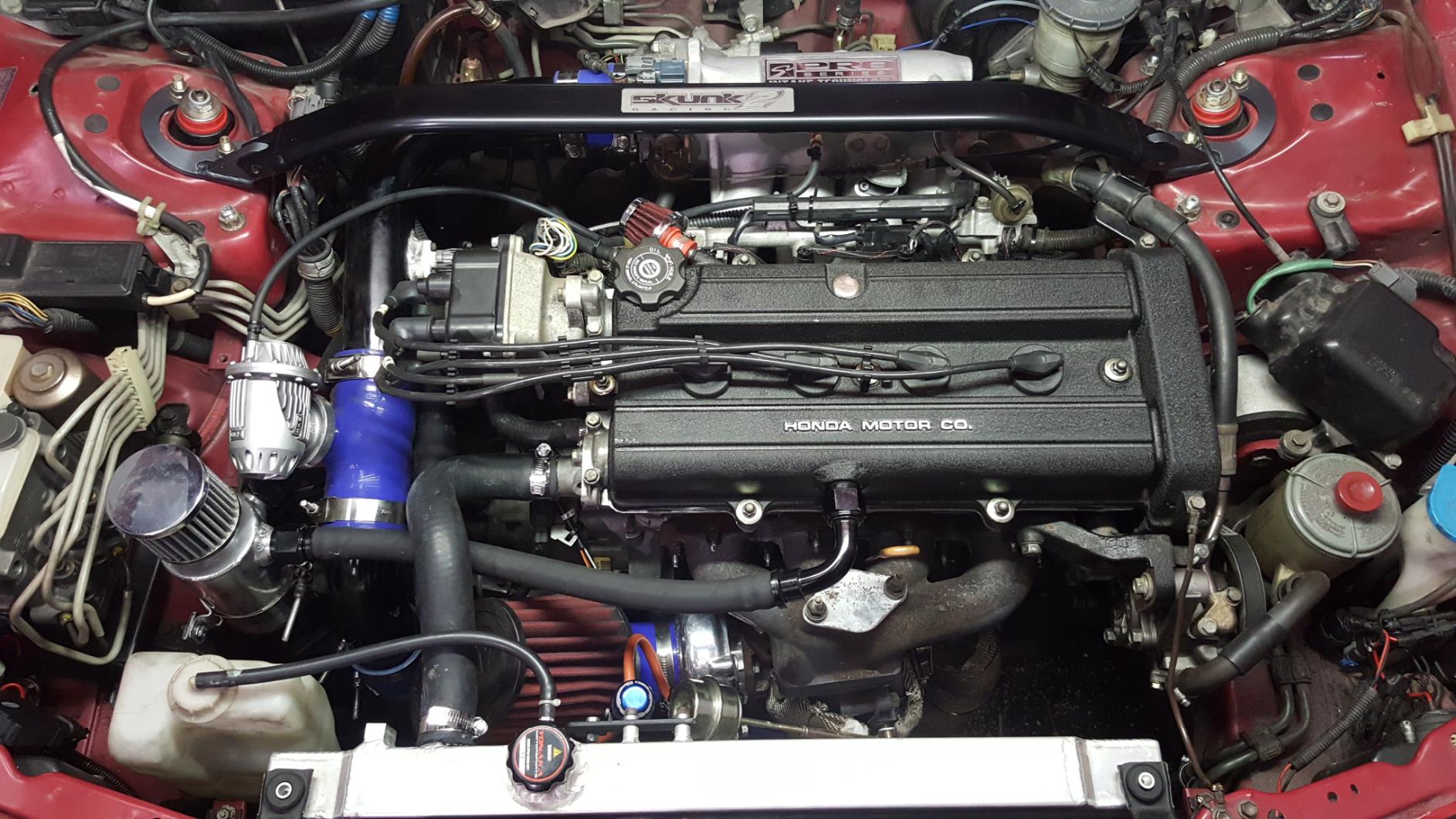 Skunk2 Racing 522-05-0845 Black Anodized Front Strut Bar 1988-2000 Honda Civic / 1990-2001 Acura Integra customer photo 2