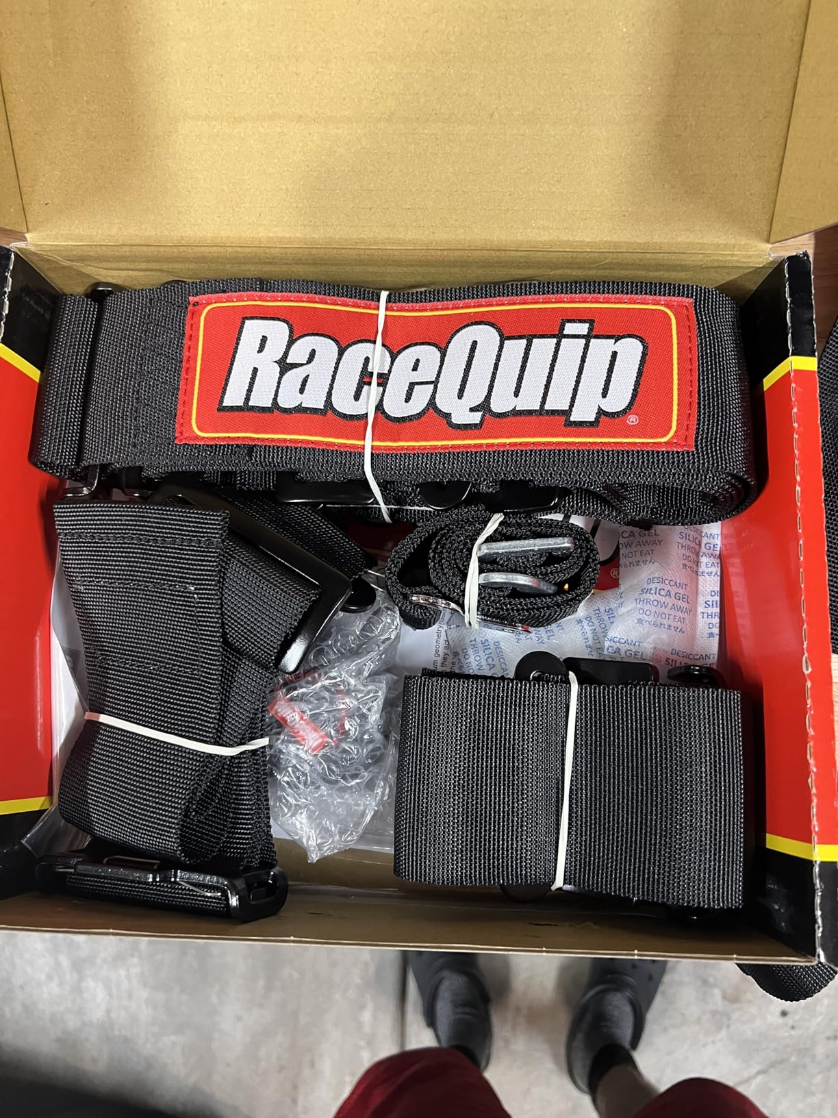 RaceQuip Auto Racing Harness Set Camlock 5 Point Pull-Down Lap SFI 16.1 Black 741001 customer photo 1