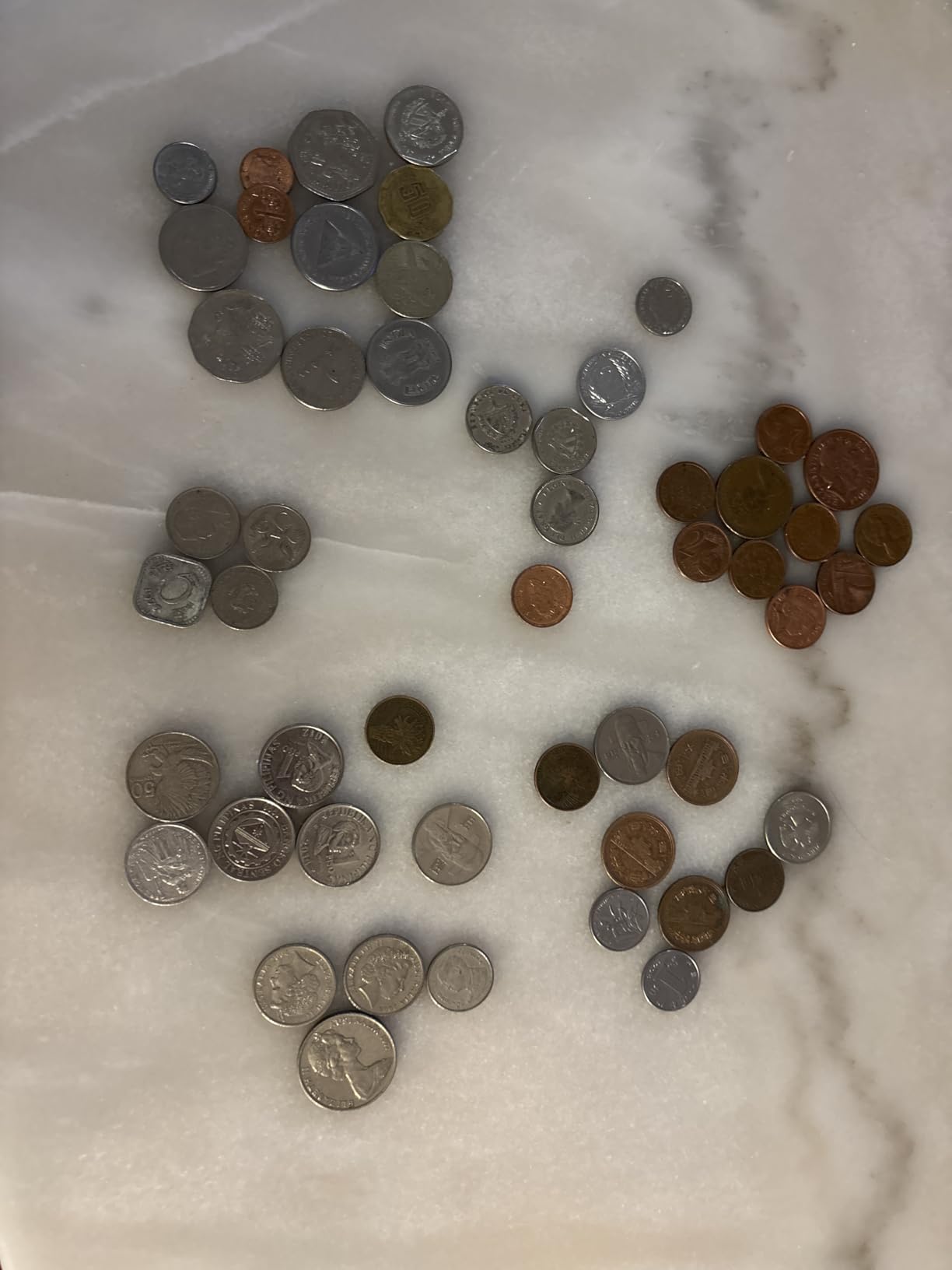 Over 50 DIFFERENT World Coins (1/2) Half Pound Grab Bag customer photo 1