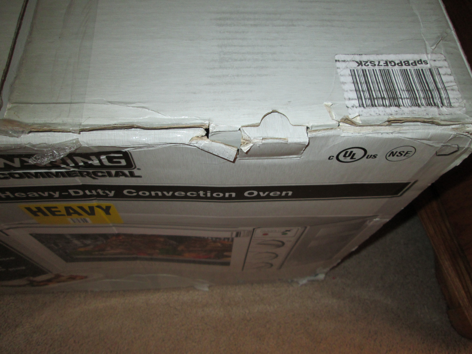 Waring Commercial WCO250X Quarter Size Pan Convection Oven, 120V, 5-15 Phase Plug customer photo 2
