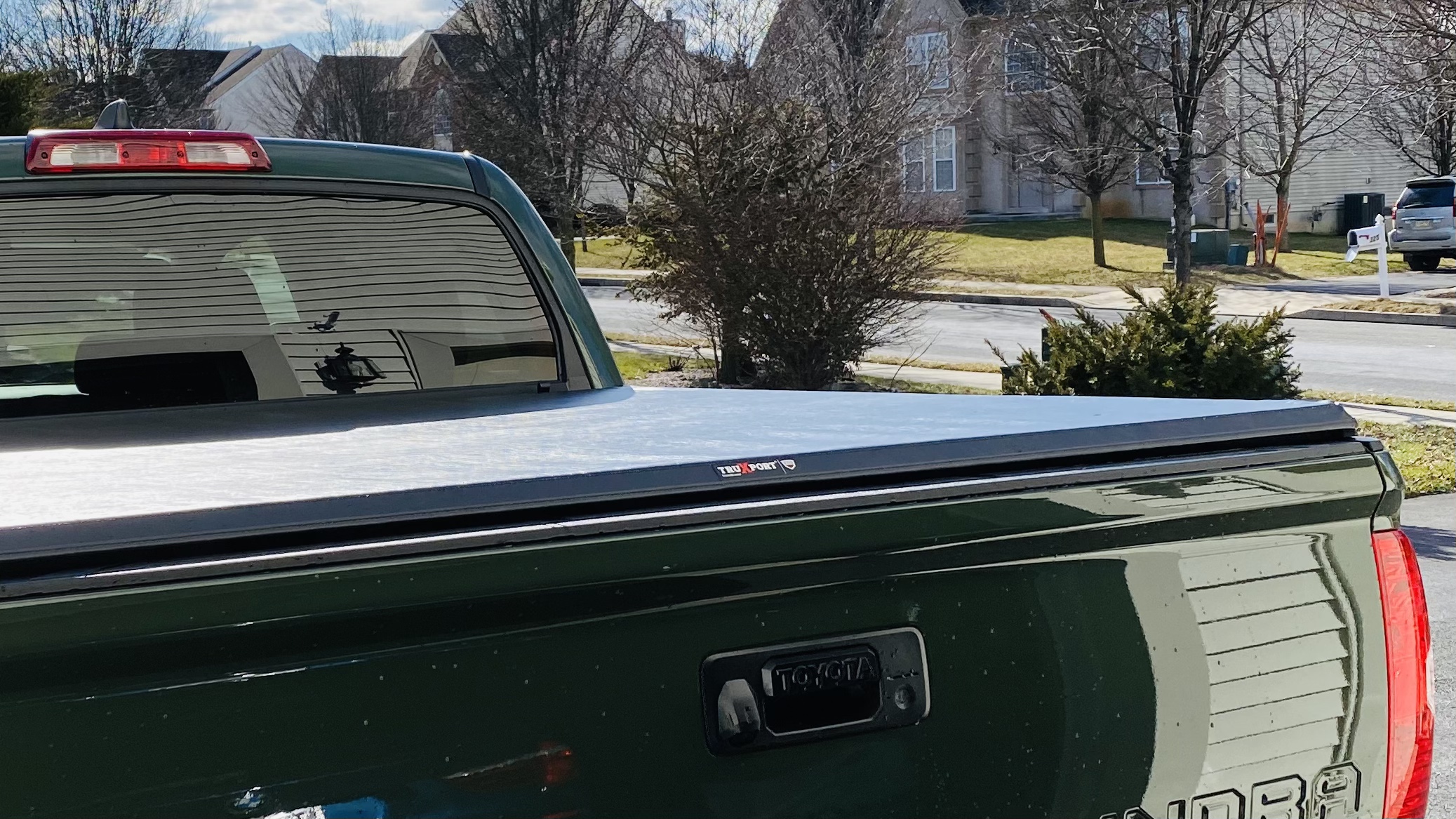 TruXedo TruXport Soft Roll Up Truck Bed Tonneau Cover | 273901 | Fits 2014 - 2021 Toyota Tundra w/Track System (Excludes Trail Special Edition Storage Boxes) 5' 7