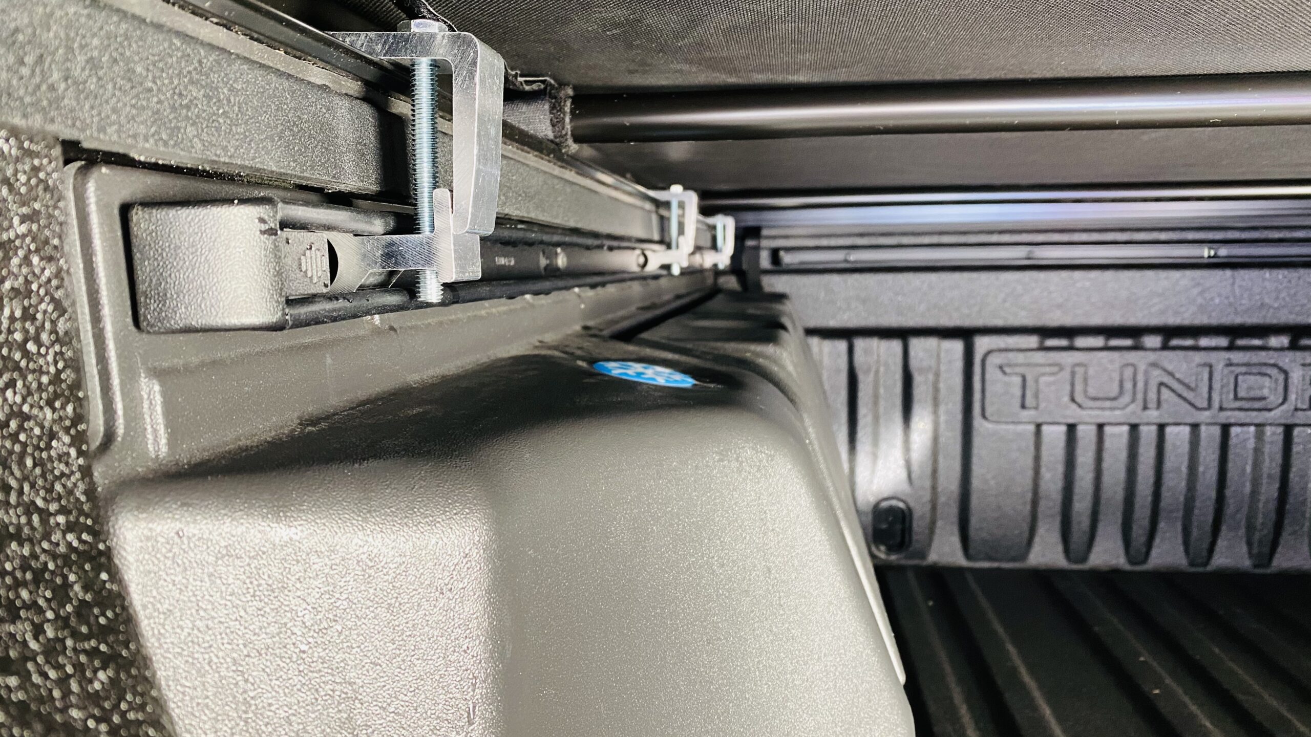 TruXedo TruXport Soft Roll Up Truck Bed Tonneau Cover | 273901 | Fits 2014 - 2021 Toyota Tundra w/Track System (Excludes Trail Special Edition Storage Boxes) 5' 7