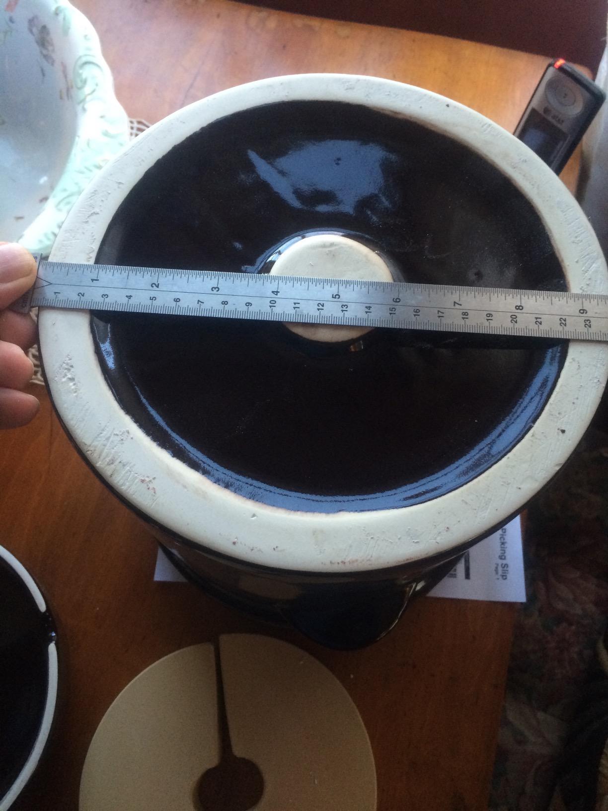 TSM Products German Style Fermentation Harvest Pot with Stone Weight, 10-Liter customer photo 1