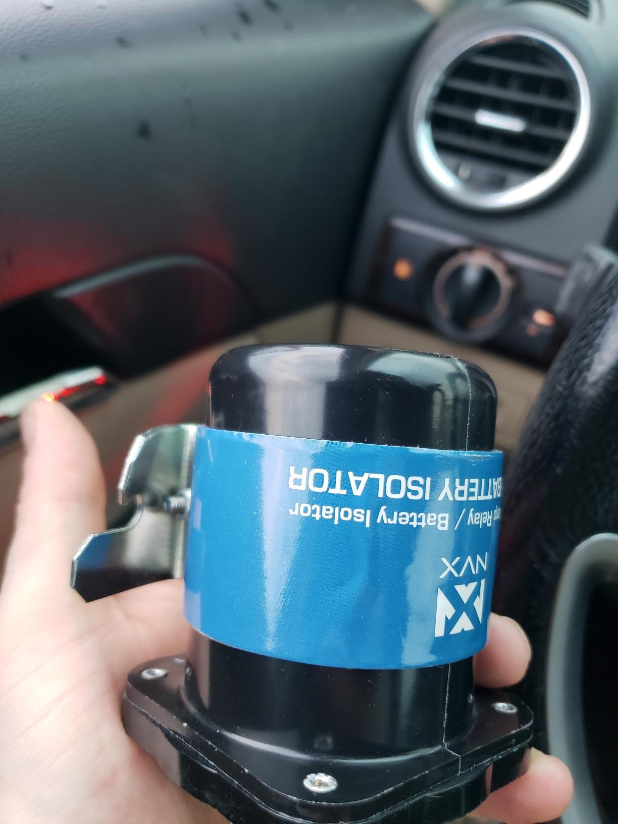 NVX BIR500 500 AMP Battery Relay Isolator and Relay for Cars, RVs, ATVs, UTVs, and Boats. customer photo 1