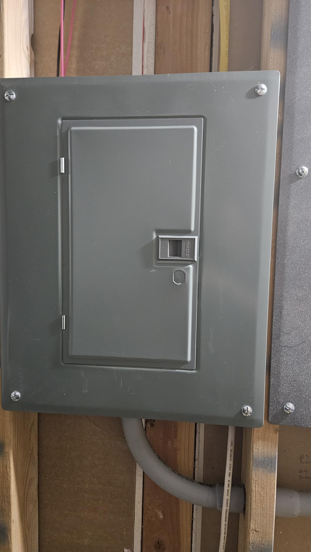 Square D - HOM1224L125PC Homeline Load Center with Cover, Gray, 125-Amp Convertible Main Lugs, 1-Phase, 12-Space 24-Circuit, Indoor, Plug-on Neutral Ready customer photo 1