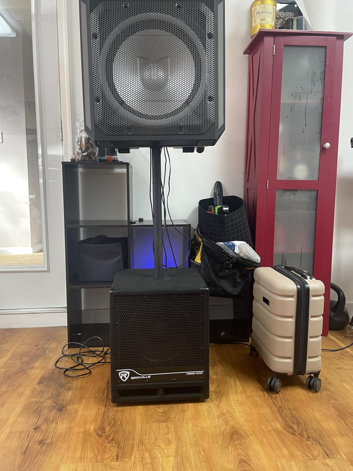 Rockville RBG10S Powered PA Subwoofer, Compact, 10