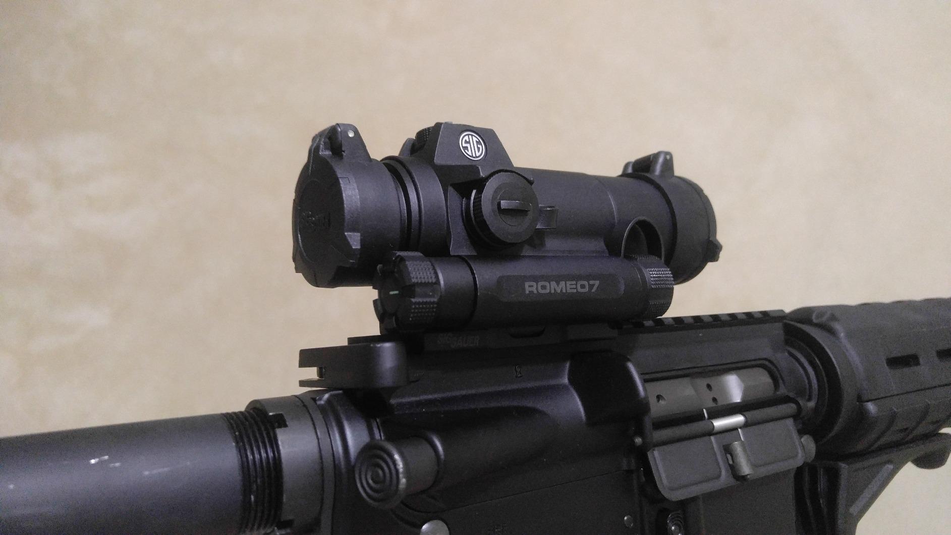 Sig Sauer ROMEO7 1x30mm Durable Aluminum Waterproof Fogproof Closed Full Size 2 MOA Red Dot Sight customer photo 1