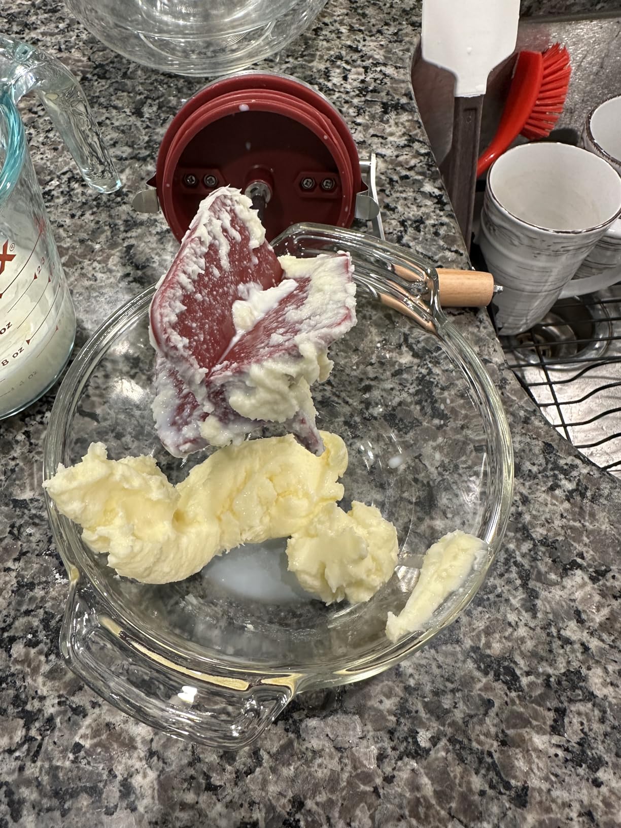 Kilner Vintage Glass Butter Churn; Delicious Homemade Butter in as Little as Ten Minutes; Large 34-Fluid Ounce Capacity customer photo 2