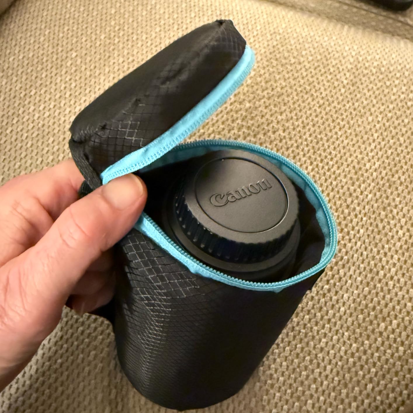 Lightdow 4pcs Pack Lens Pouch 5mm Thick Soft Neoprene DSLR Lens Bag customer photo 2