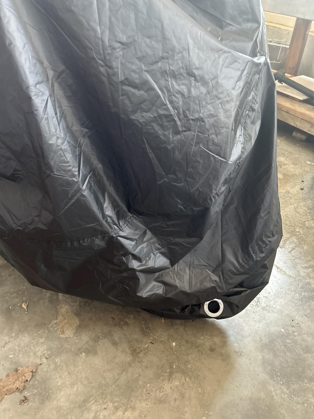 XYZCTEM All Season Black Waterproof Sun Motorcycle Cover, Fits up to 108