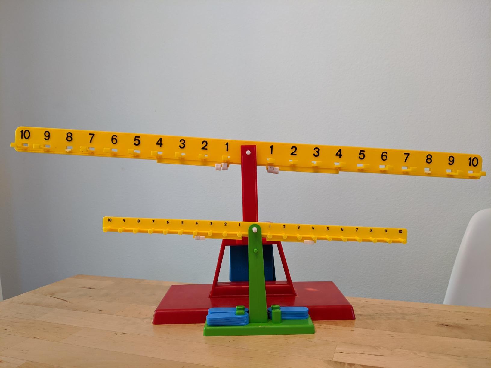 edxeducation Student Math Balance | Includes 20 Weights | Beginner Addition, Subtraction and Equations | Early Math and Number Concepts Manipulative customer photo 1