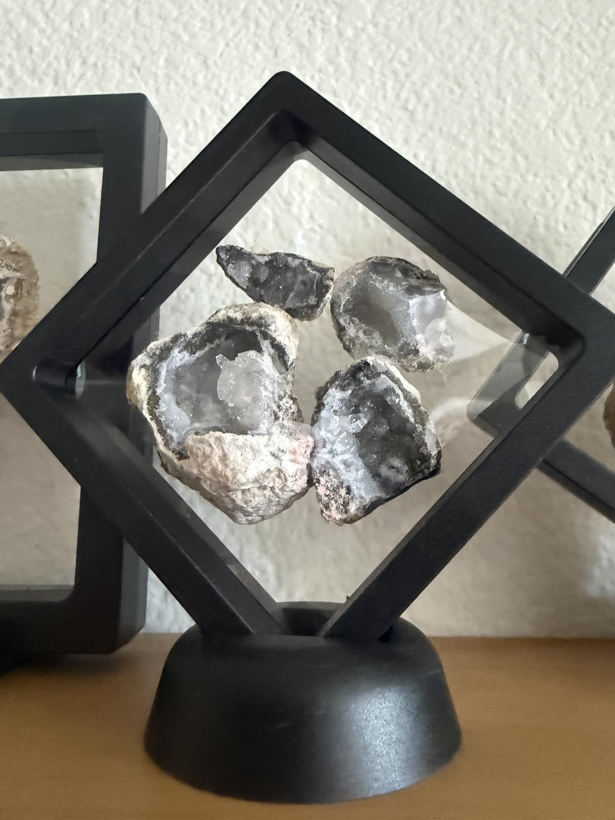 National Geographic Break Open 10 Premium Geodes - Includes Goggles & 2 Display Stands - Great STEM Science Kit, Geology Gift for Kids, Break Your Own Geodes with Crystals customer photo 2