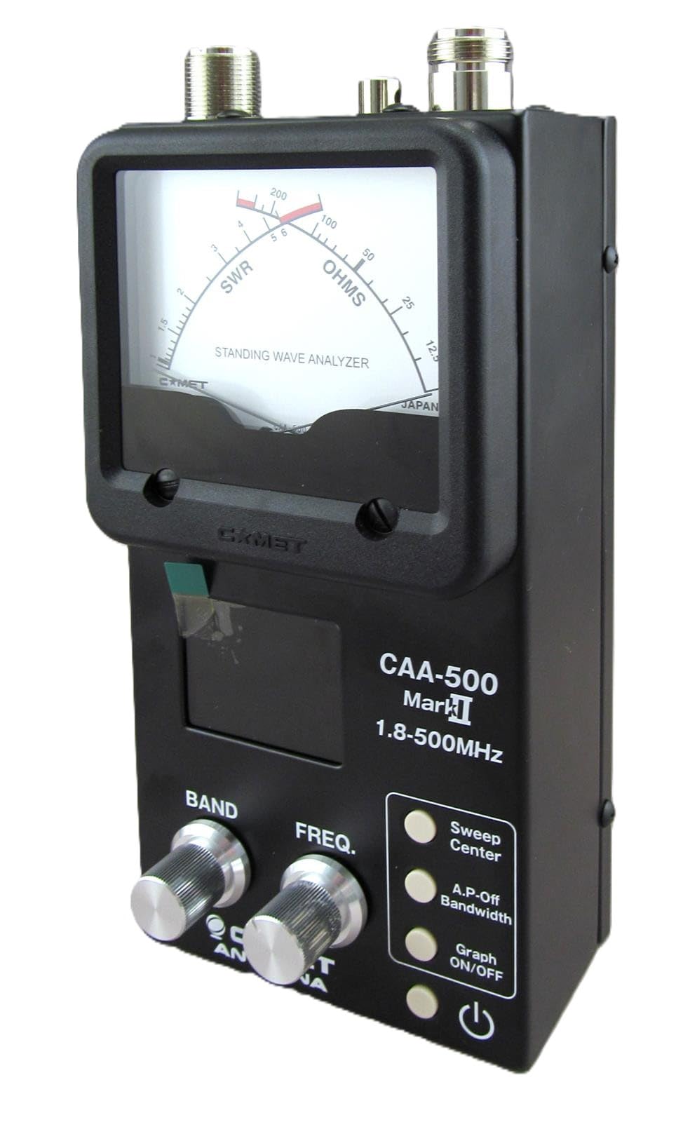 Comet CAA-500MarkII Antenna Analyzer 1.8-500 MHz Handheld SWR Impedance Tester with Color Display Battery Operation Portable HF VHF UHF Analyzer for Amateur and Commercial Radio customer photo 2