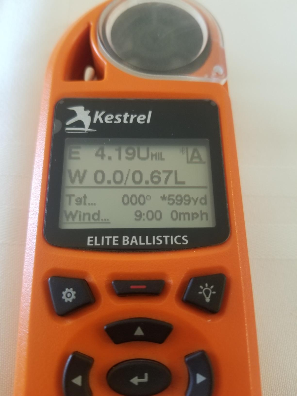 Kestrel Ballistics Elite Weather Meter with Applied Ballistics and Bluetooth Link, Tan customer photo 2