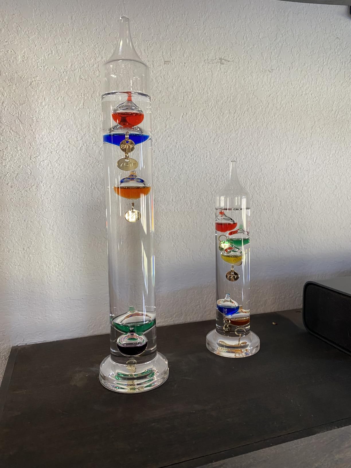 Lily's Home 11 inch Glass Galileo Thermometer with 5 Multi Colored Balls with Gold Tags from 64F to 80F, Ideal Gift for Family or Friends, Holiday Gift, Indoor and Outdoor Decor customer photo 2