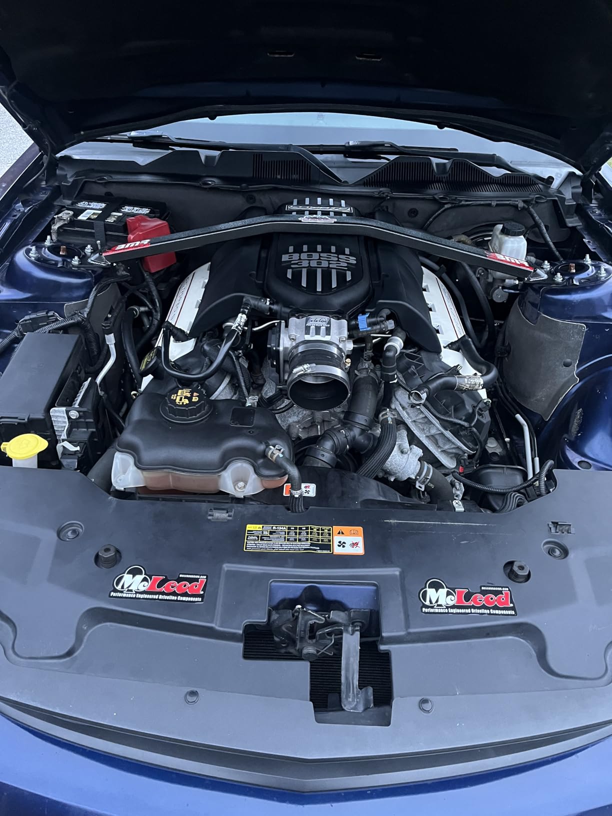 BMR Suspension STB011H Mustang Strut Tower Brace V-8 with Plenum (05-14) customer photo 1