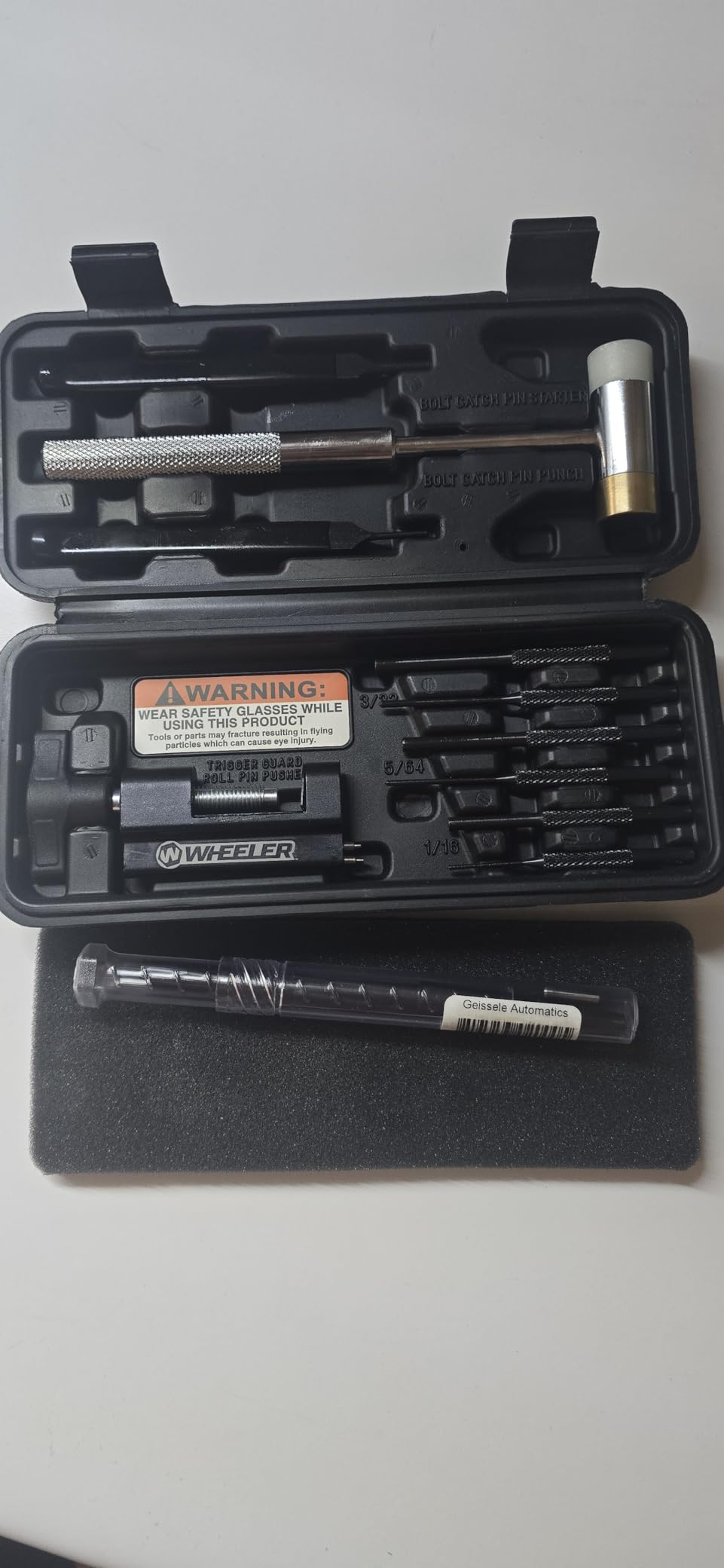 Wheeler Roll Pin Install Tool Kit with Trigger Install Tool, Punches, Brass/Polymer Hammer and Storage Case for Gunsmithing and Firearm Maintenance customer photo 1