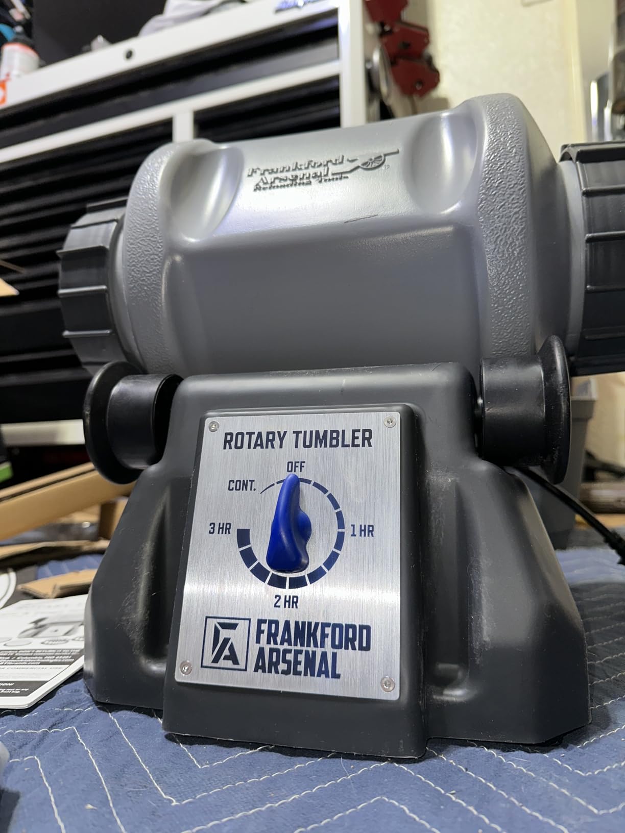 Frankford Arsenal Rotary Tumbler and Accessories with Media Separator, Cleaning Essentials, For Brass Cleaning, Reloading, and Gunsmithing customer photo 1