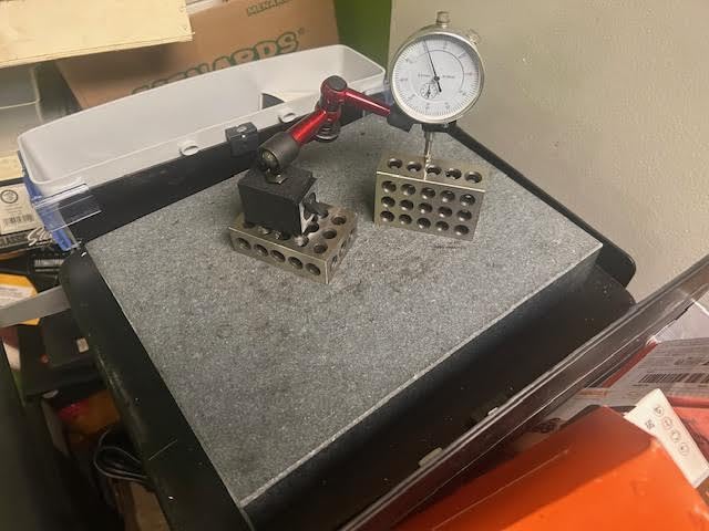 HHIP 4401-0011 Granite Surface Plate, Grade B, Ledge 0, 12