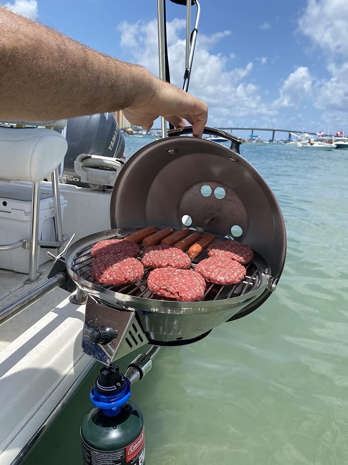 Magma Products, Marine Kettle 3, Combination Stove and Gas Grill, Propane Portable Oven customer photo 1