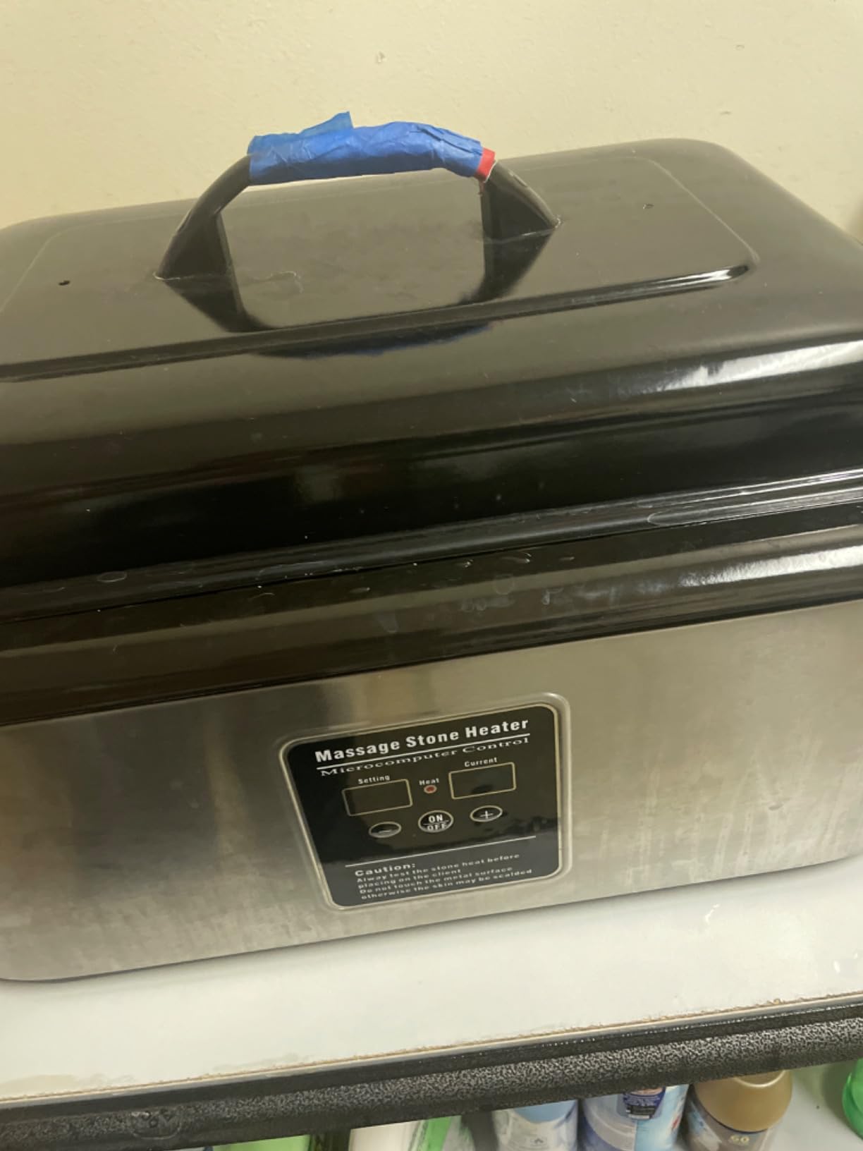 Master Massage 18 Quart LED Hot Stone Warmer with Digital Display - Stainless Steel Hot Stone Heater Portable - Massage Stone Heating Device customer photo 1