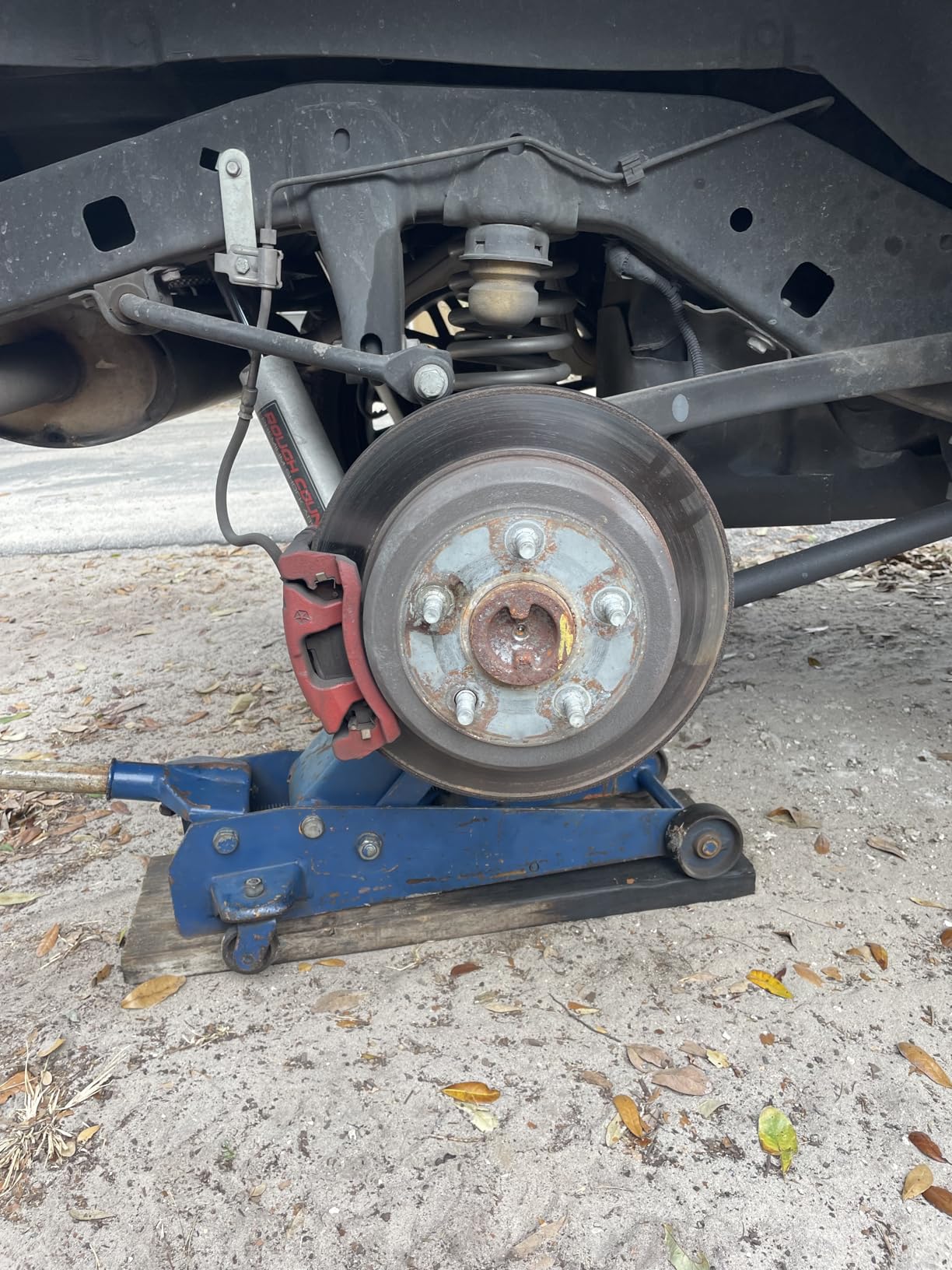 PowerStop Front and Rear Brake & Caliper Kit for Jeep Wrangler 2007-17 | Jeep Wrangler JK 2018 - Drilled & Slotted Disc Rotors + Z36 Brake Pads + Red-Powder Coated Calipers, KC2798-36 customer photo 1