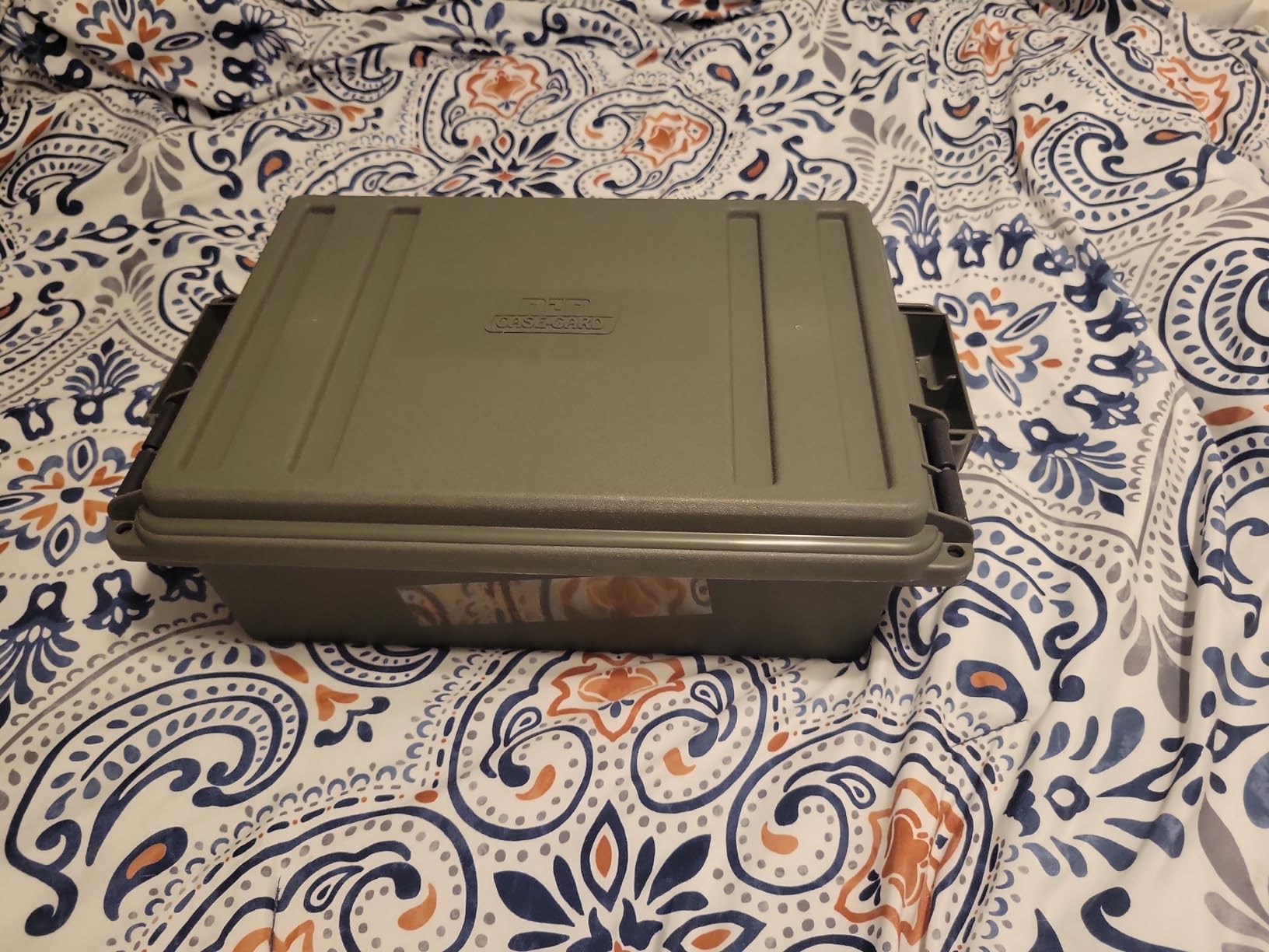 MTM ACR4-18 Ammo Crate Utility Box - Carry up to 65lbs of gear - Stackable design, double padlock for security - Water-resistant O-ring seal - Army Green customer photo 1