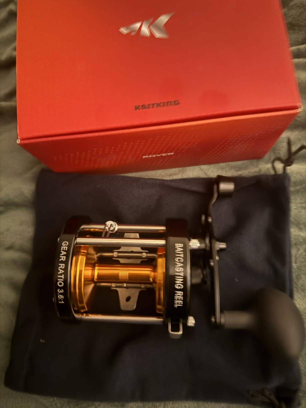 KastKing Rover Round Baitcasting Fishing Reel, Perfect Conventional Reel for Catfish, Salmon/Steelhead, Striper Bass and Inshore Saltwater Fishing Reel, Reinforced Metal Body customer photo 2